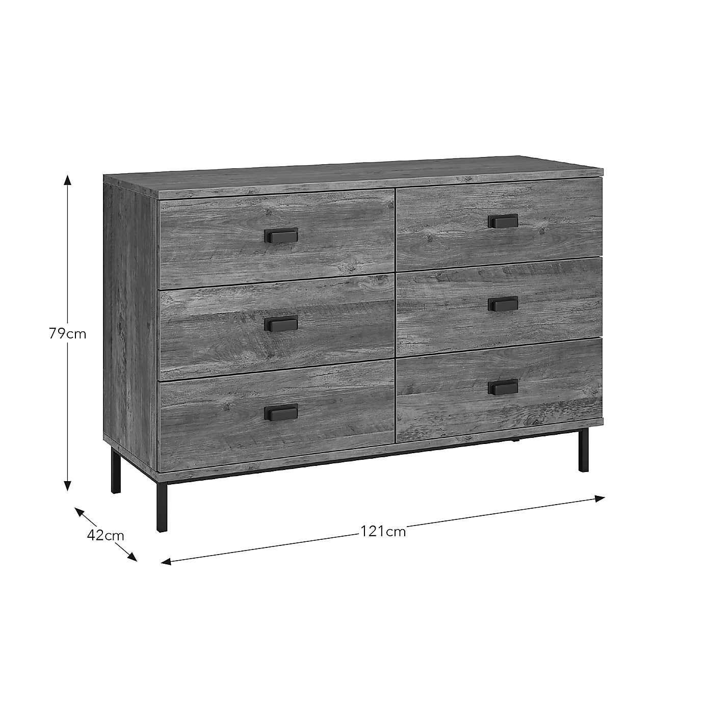 Fulton 6 Drawer Chest Pine