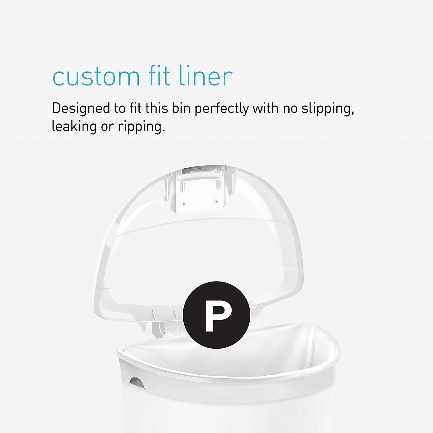 Simple Human 50 Litre Semi-Round Pedal Bin