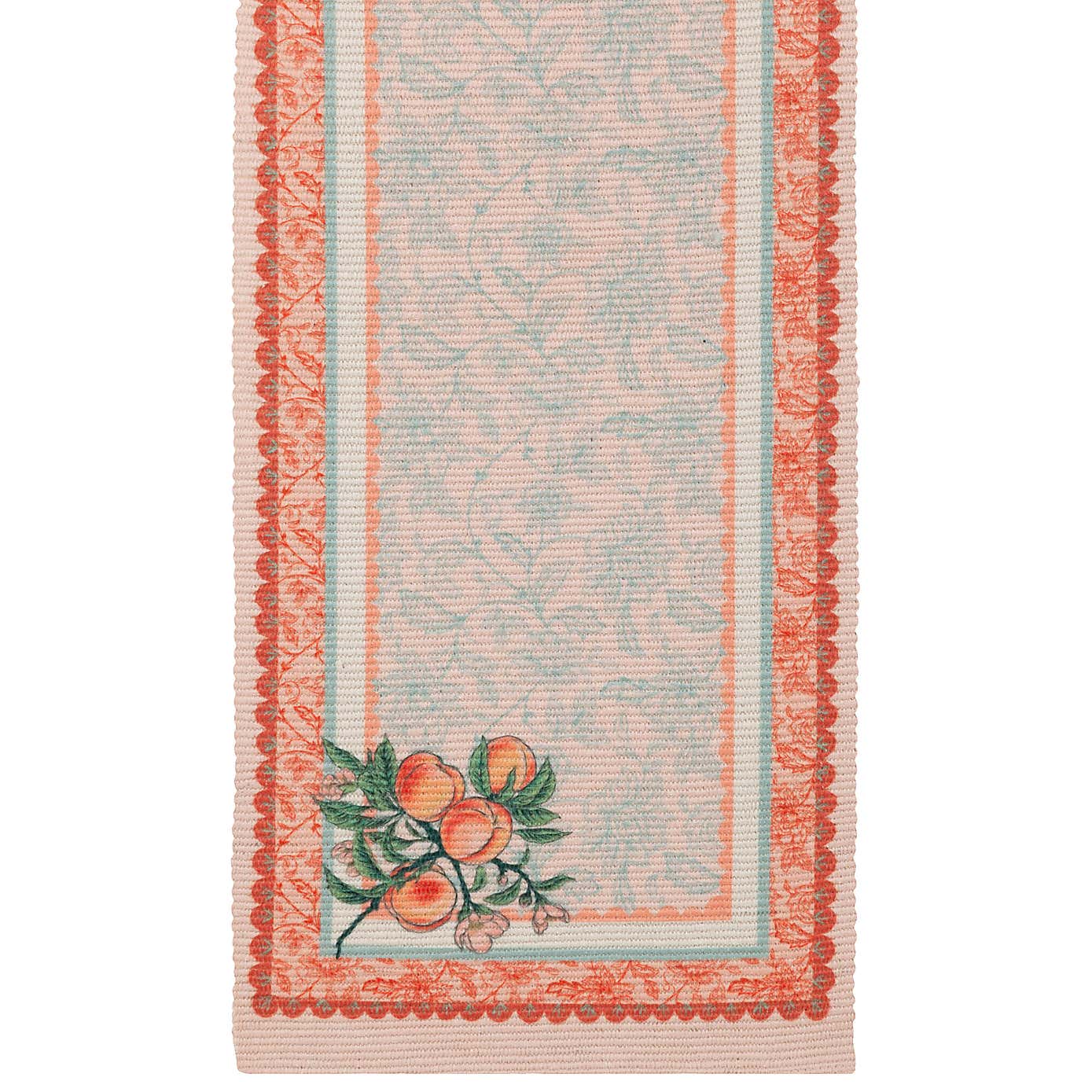 furn. Anemone Peaches Table Runner