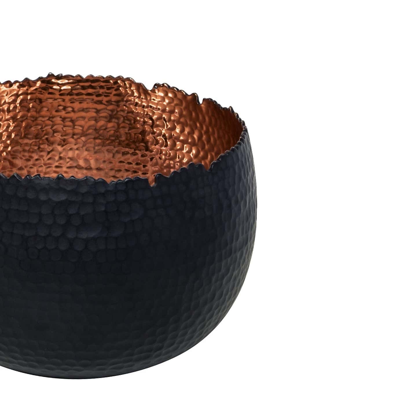 Hammered Bowl Plant Pot