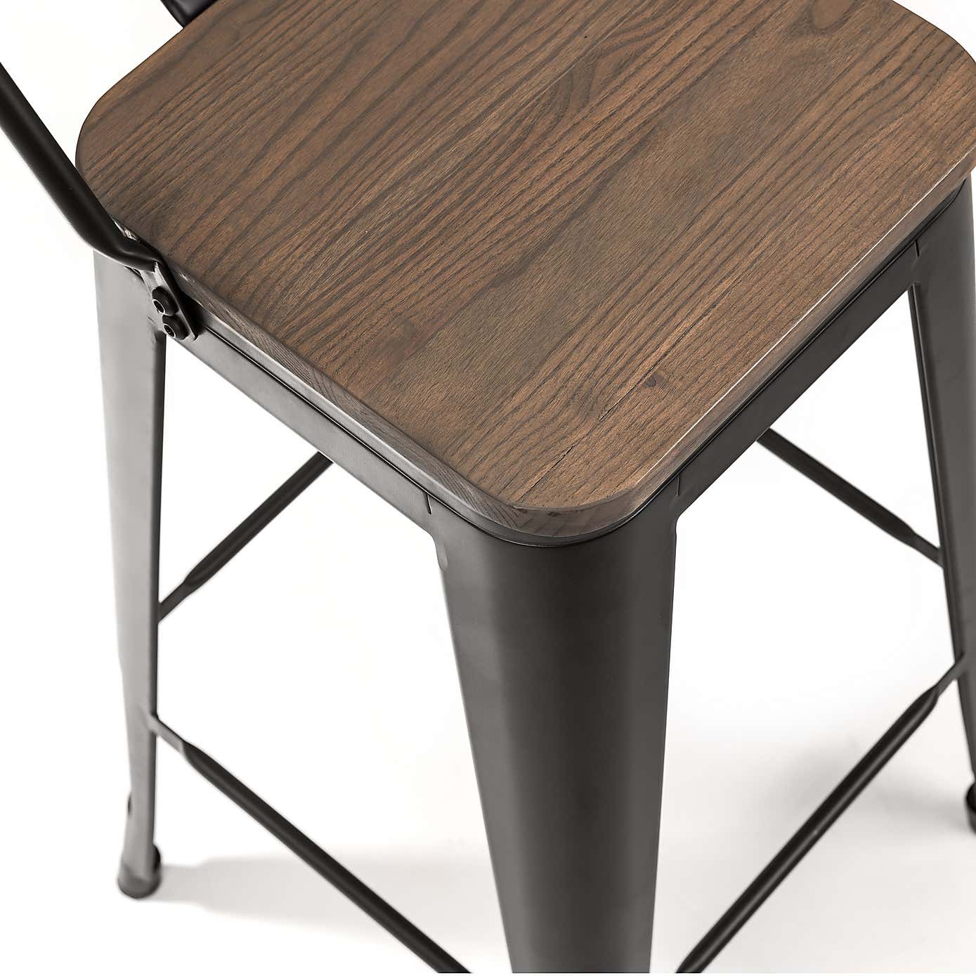 Grafton Set Of 2 Bar Stools, Metal