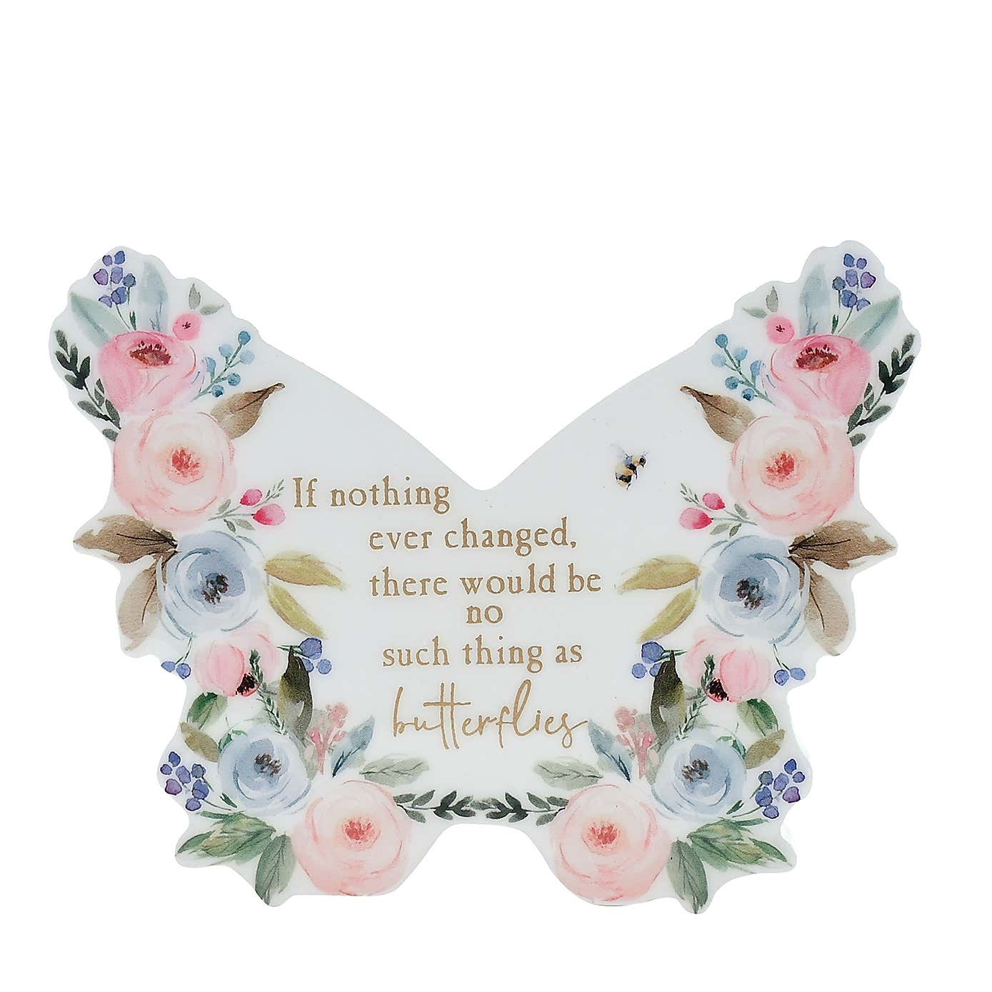 The Cottage Garden Change Butterfly Plaque