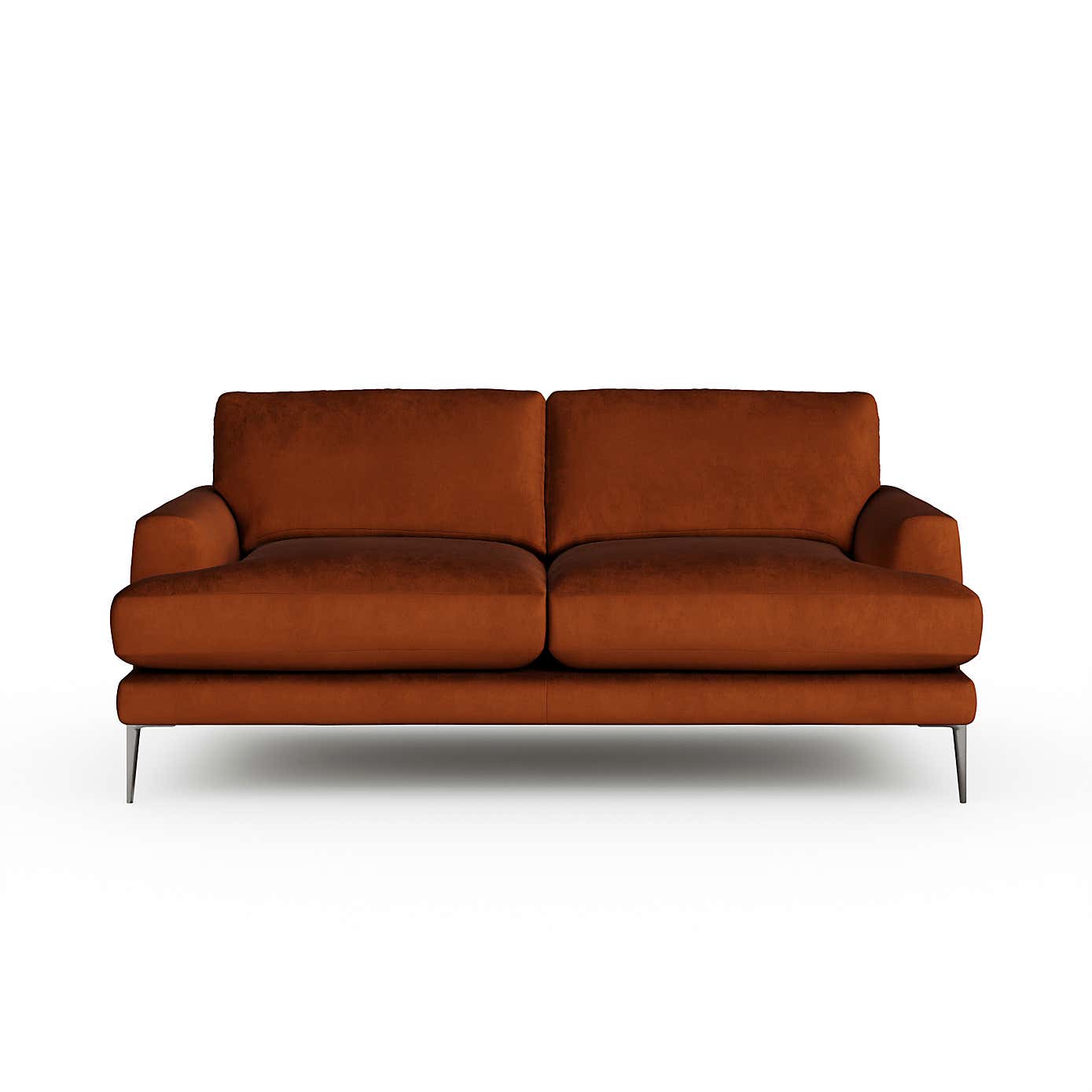 Lawson Matte Plush Velvet 3 Seater Sofa