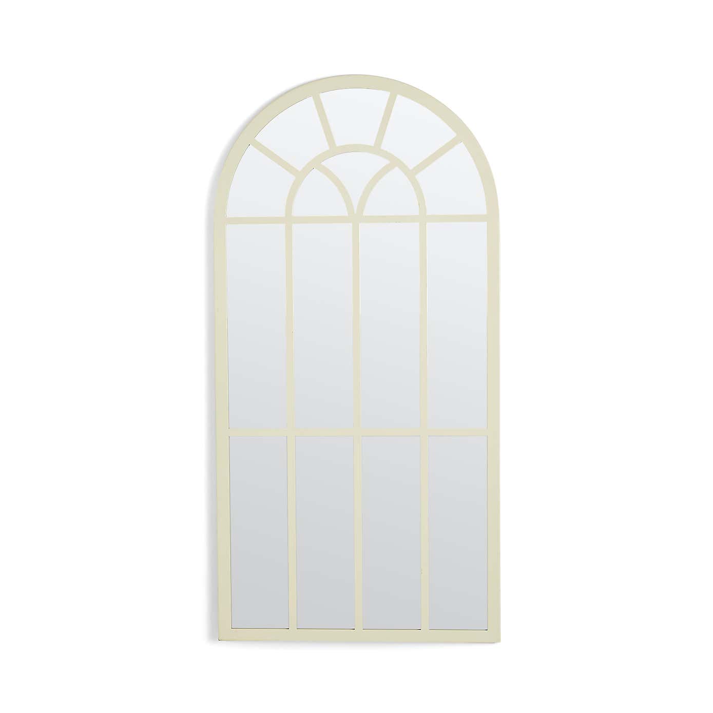 Country Arched Window Indoor Outdoor Wall Mirror