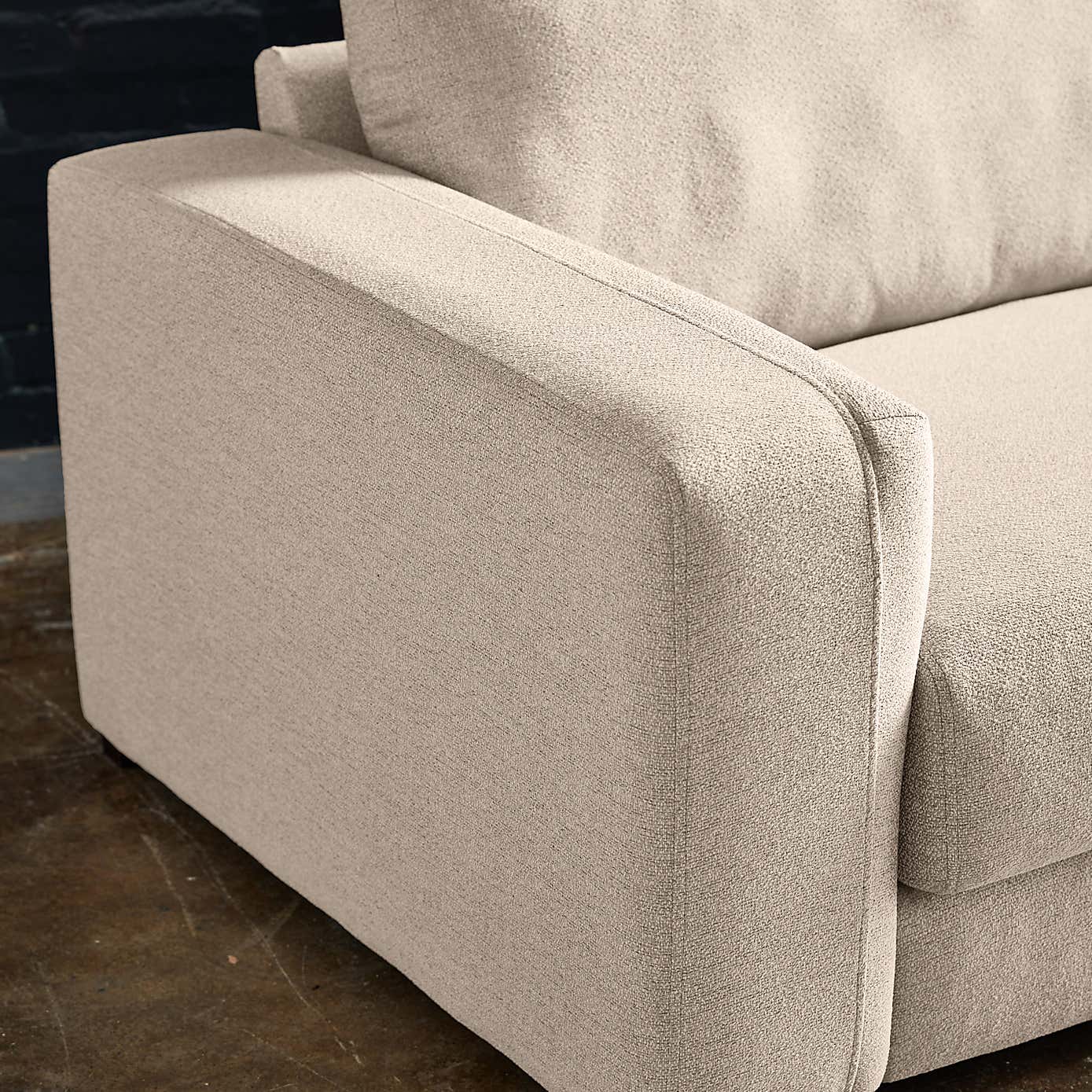 Clayton Cosy Weave Corner Chaise