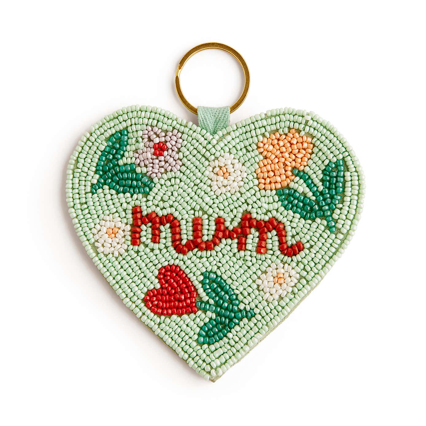 Mum Beaded Keyring