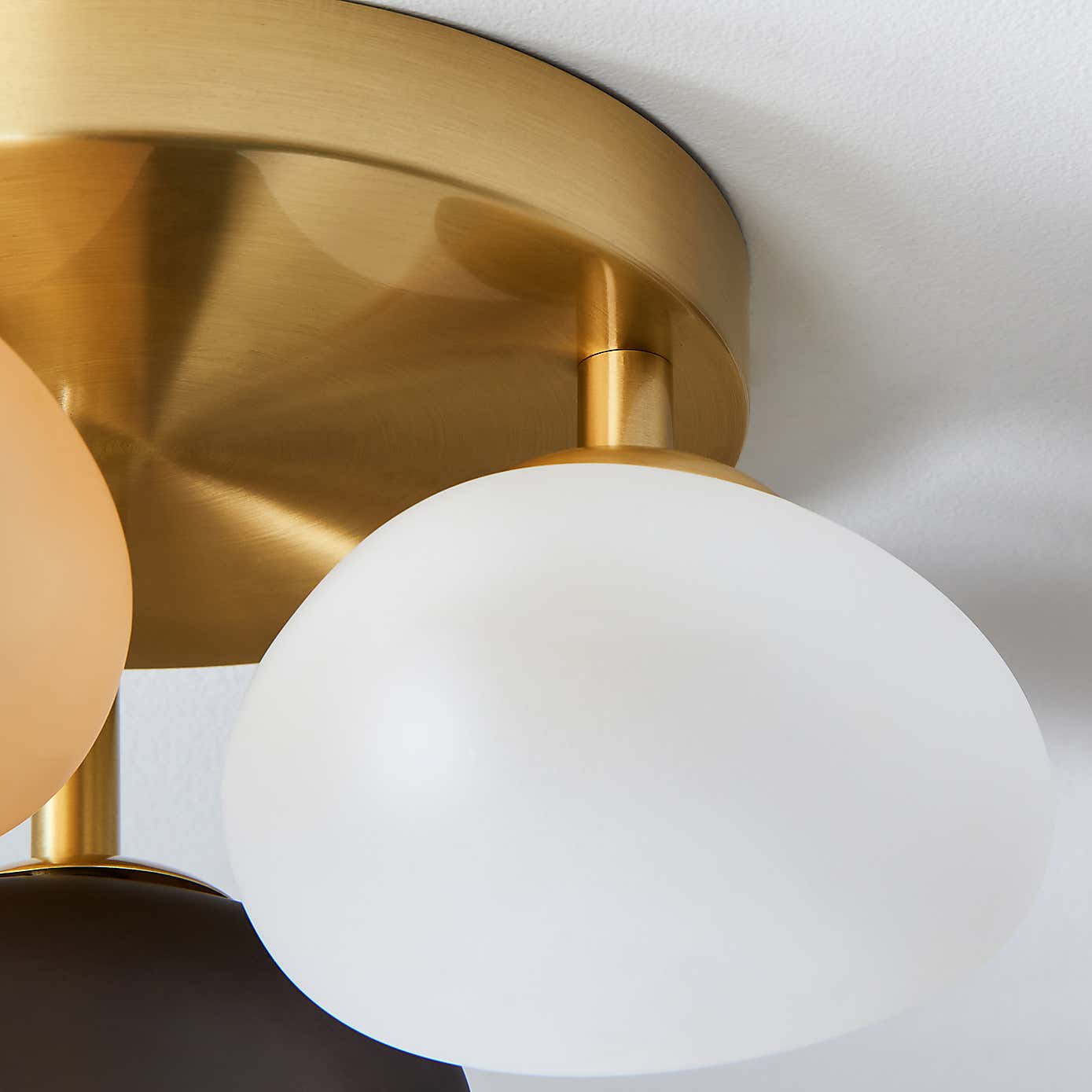 Pebble 3 Light Flush Ceiling Light