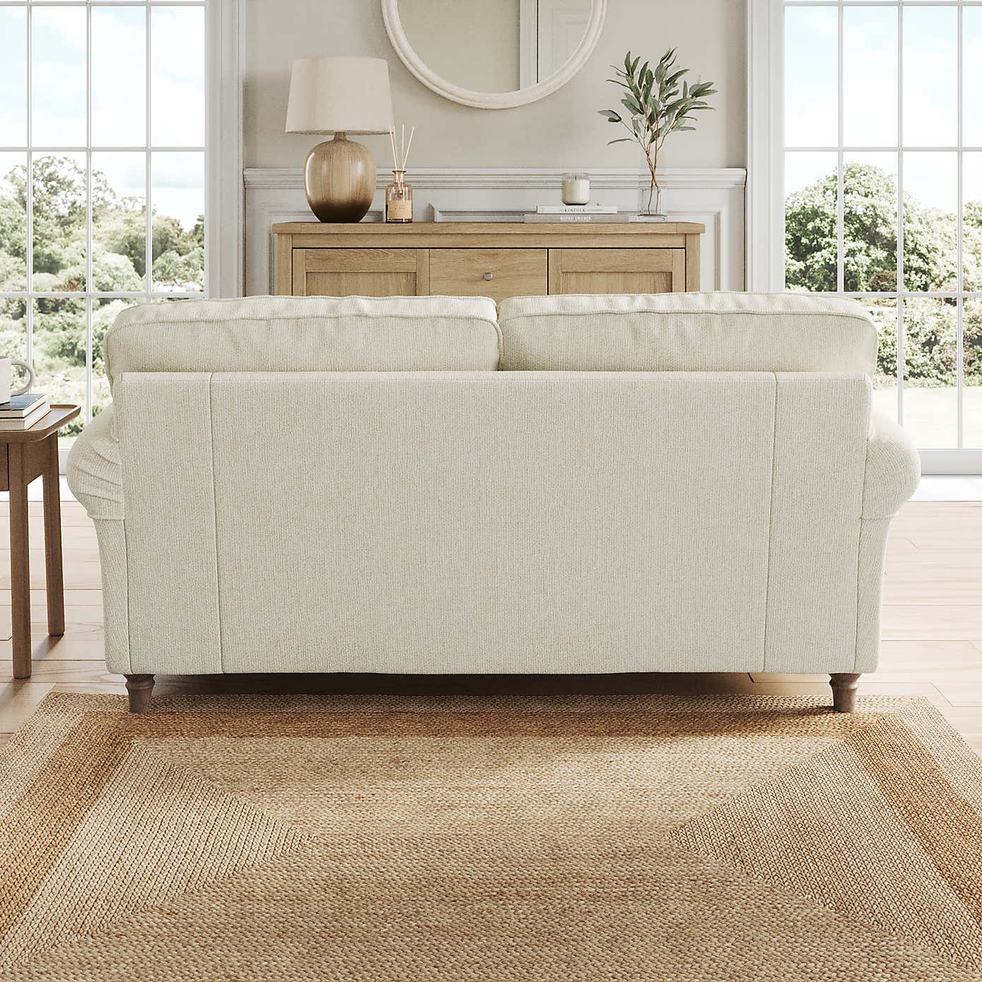 Flori 2 Seater Sofa, Chunky Chenille