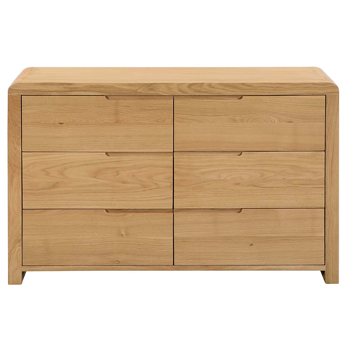 Curve Wide 6 Drawer Chest of Drawers