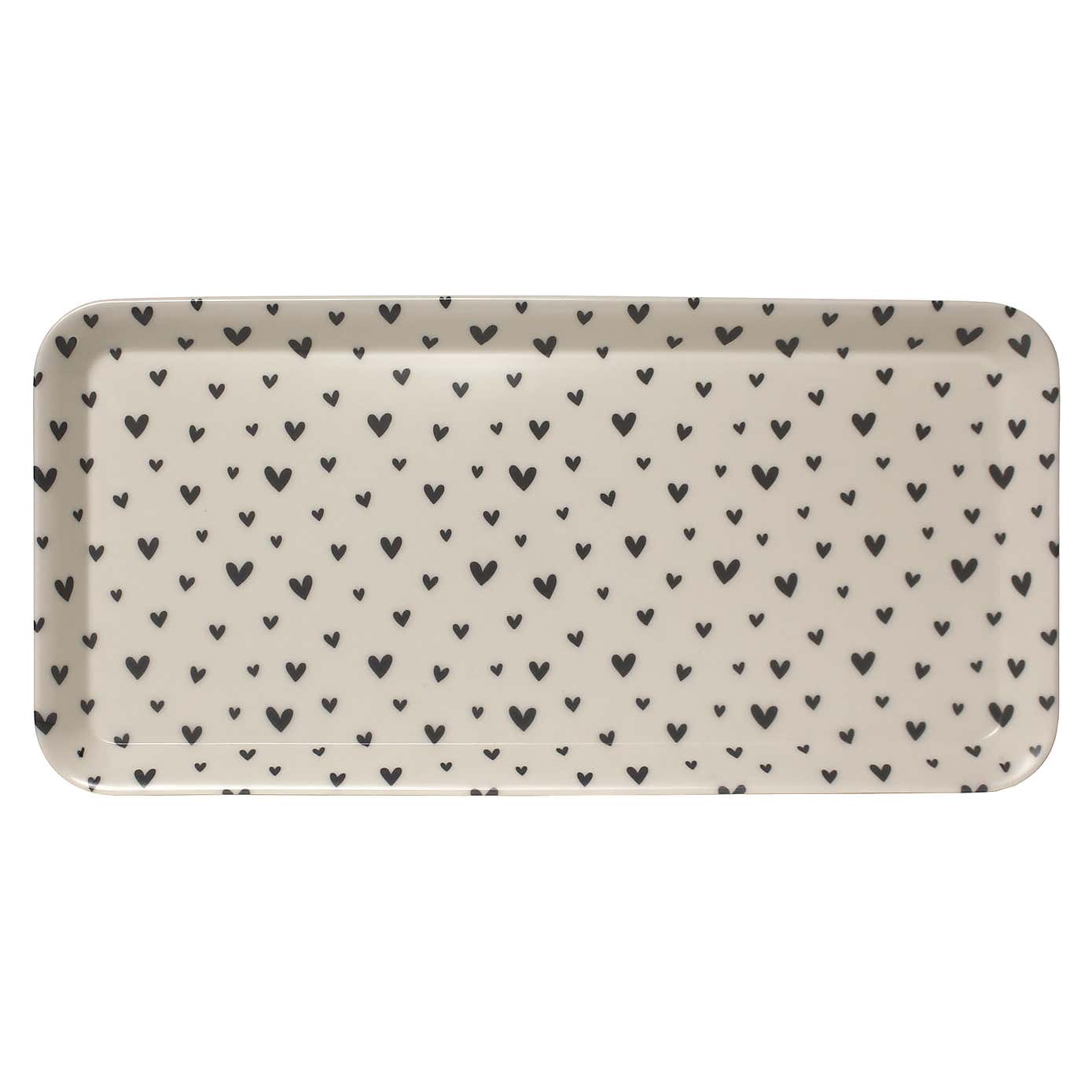 Heart Melamine Tray Small