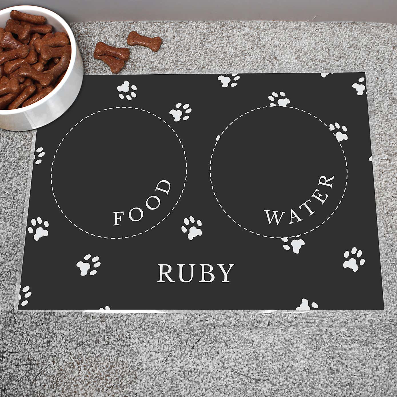 Personalised Pet Bowl Mat