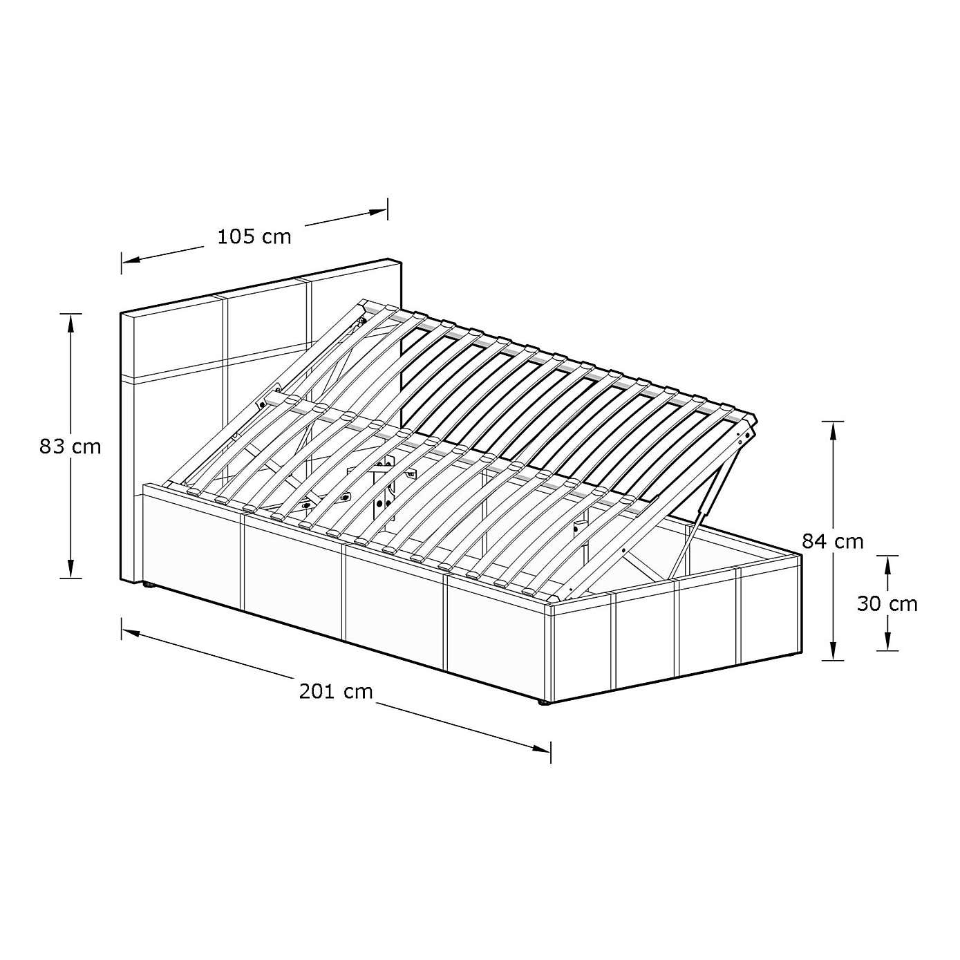 Side Lift Ottoman Bedstead