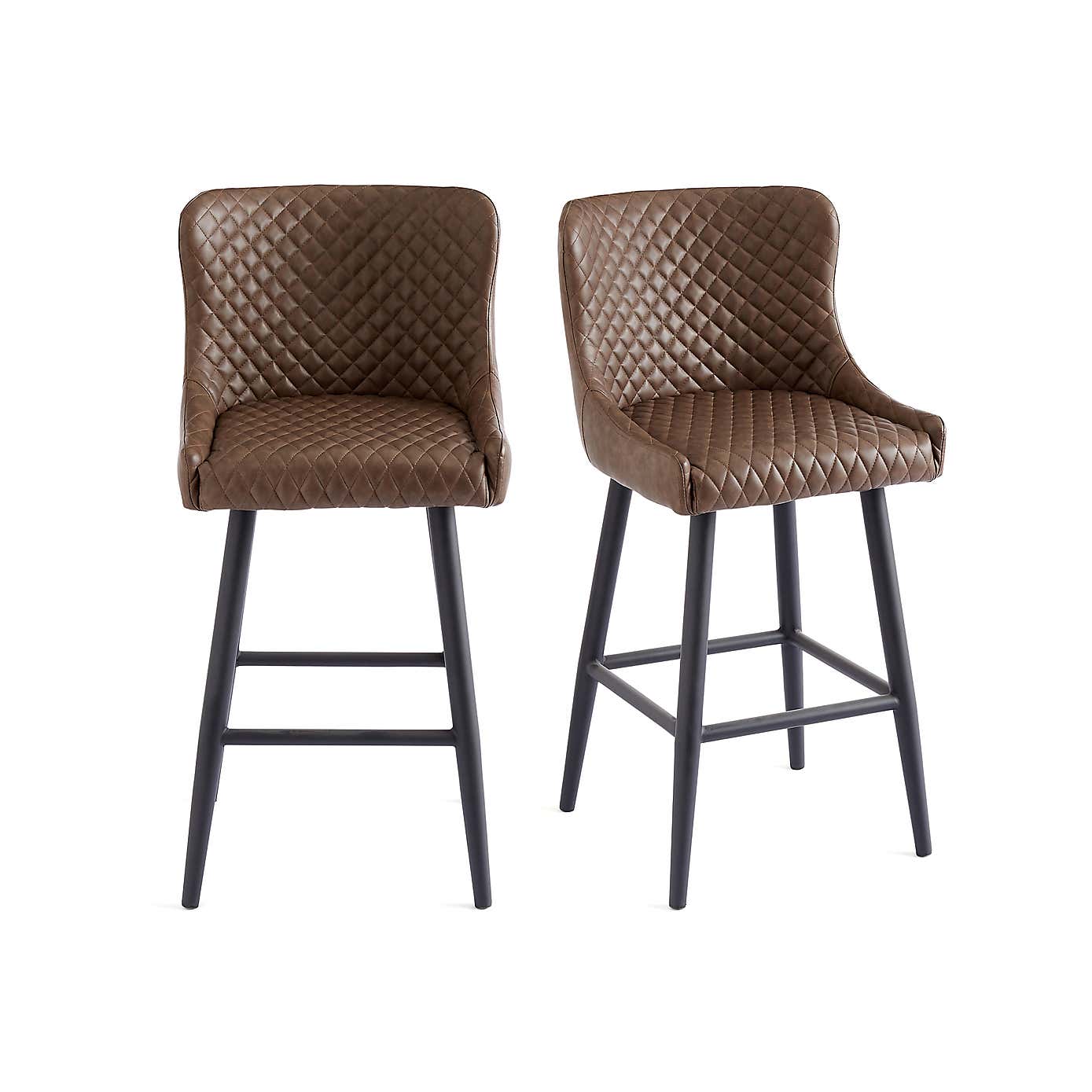 Montreal Counter Height Bar Stool, Faux Leather