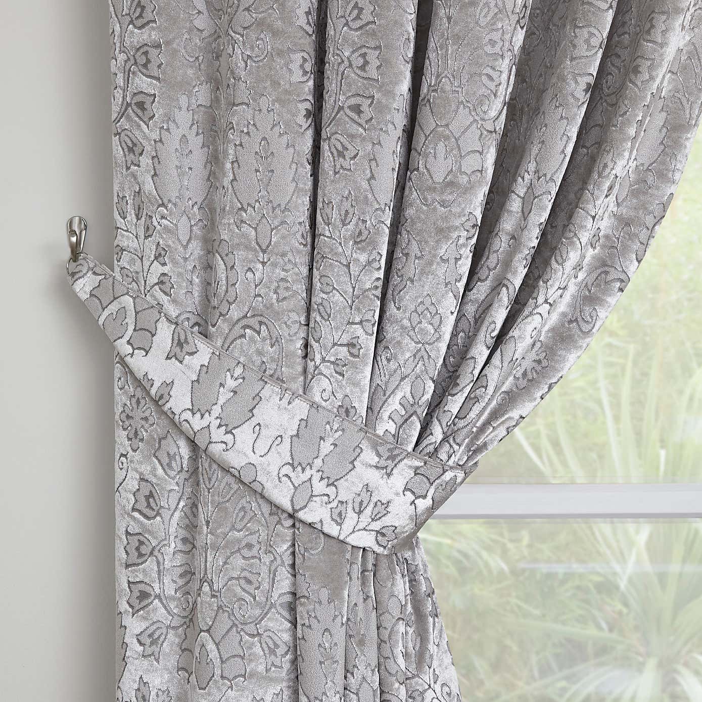 Curtina Trinity Jacquard Pencil Pleat Curtains