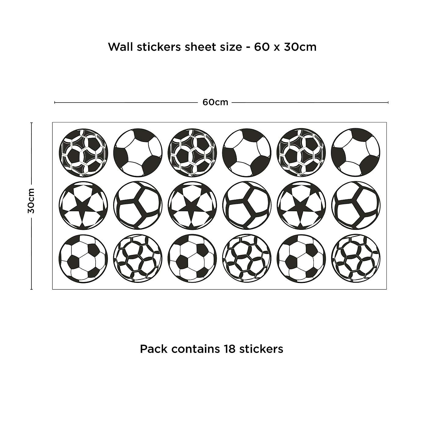 Football Small Wall Sticker