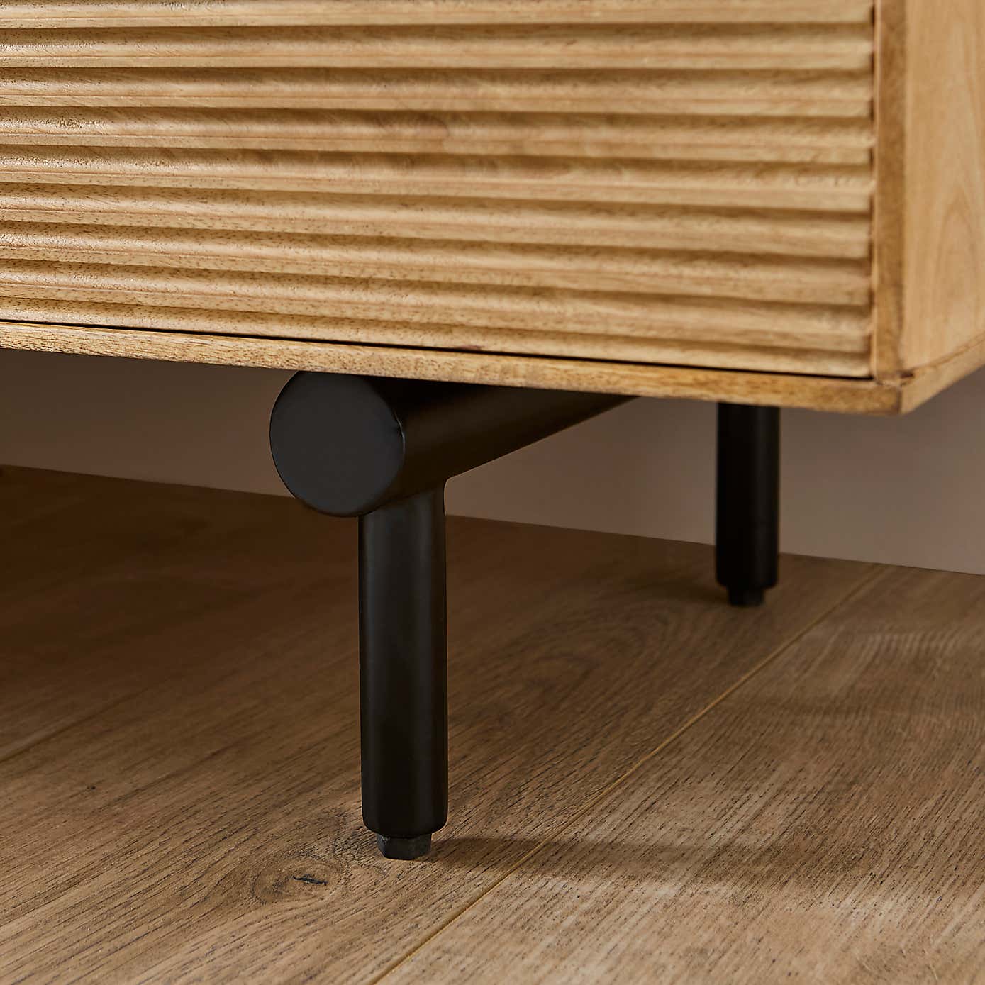 Spencer Extra Wide TV Unit for TVs up to 80", Mango Wood