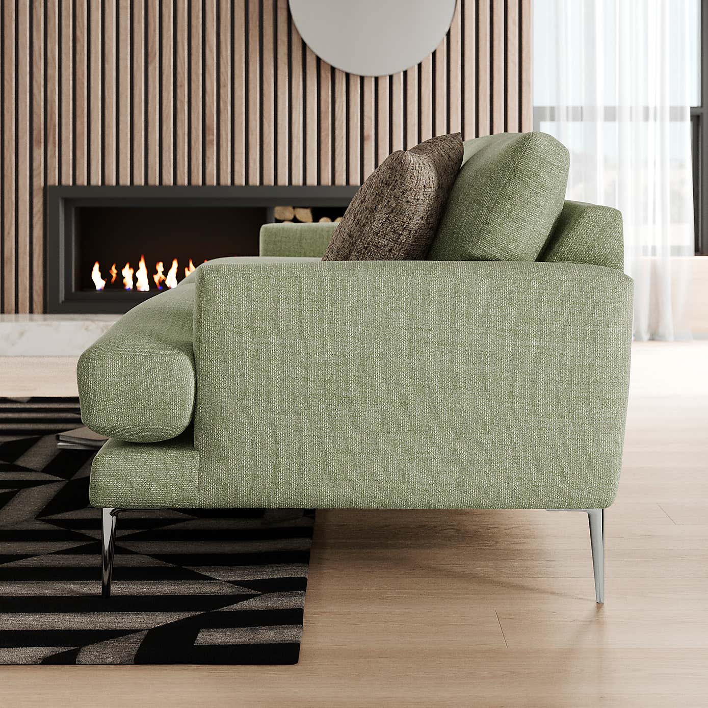 Lawson Chunky Tonal Weave 3 Seater Sofa