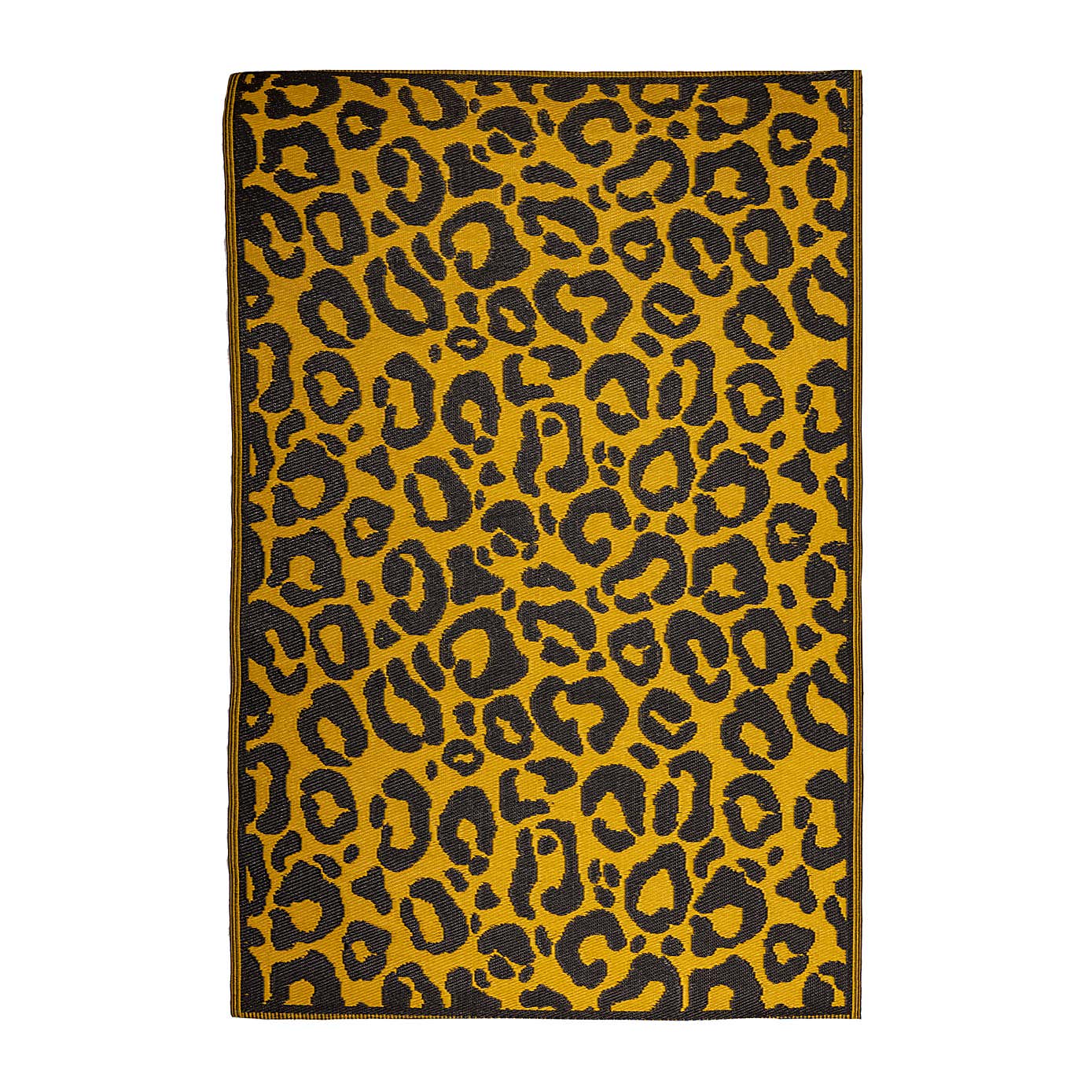 Fallen Fruits Leopard Outdoor Rug
