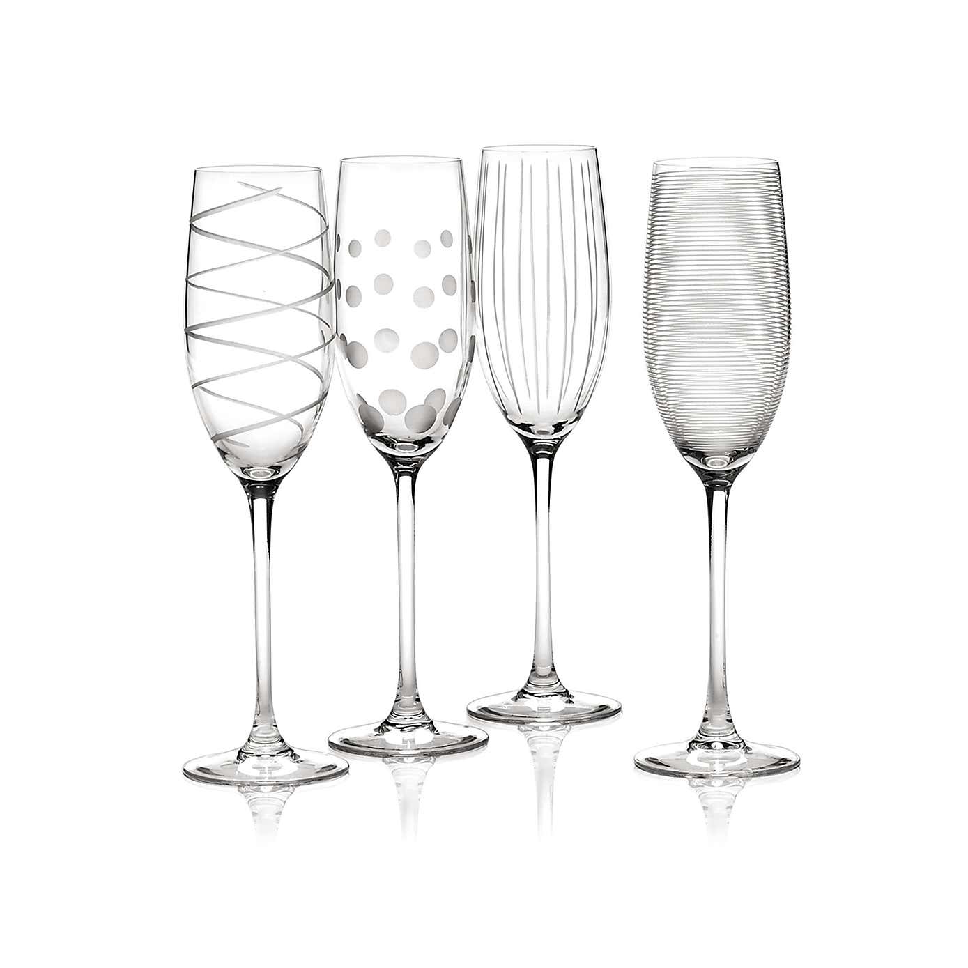 Mikasa Cheers Set of 4 Flutes