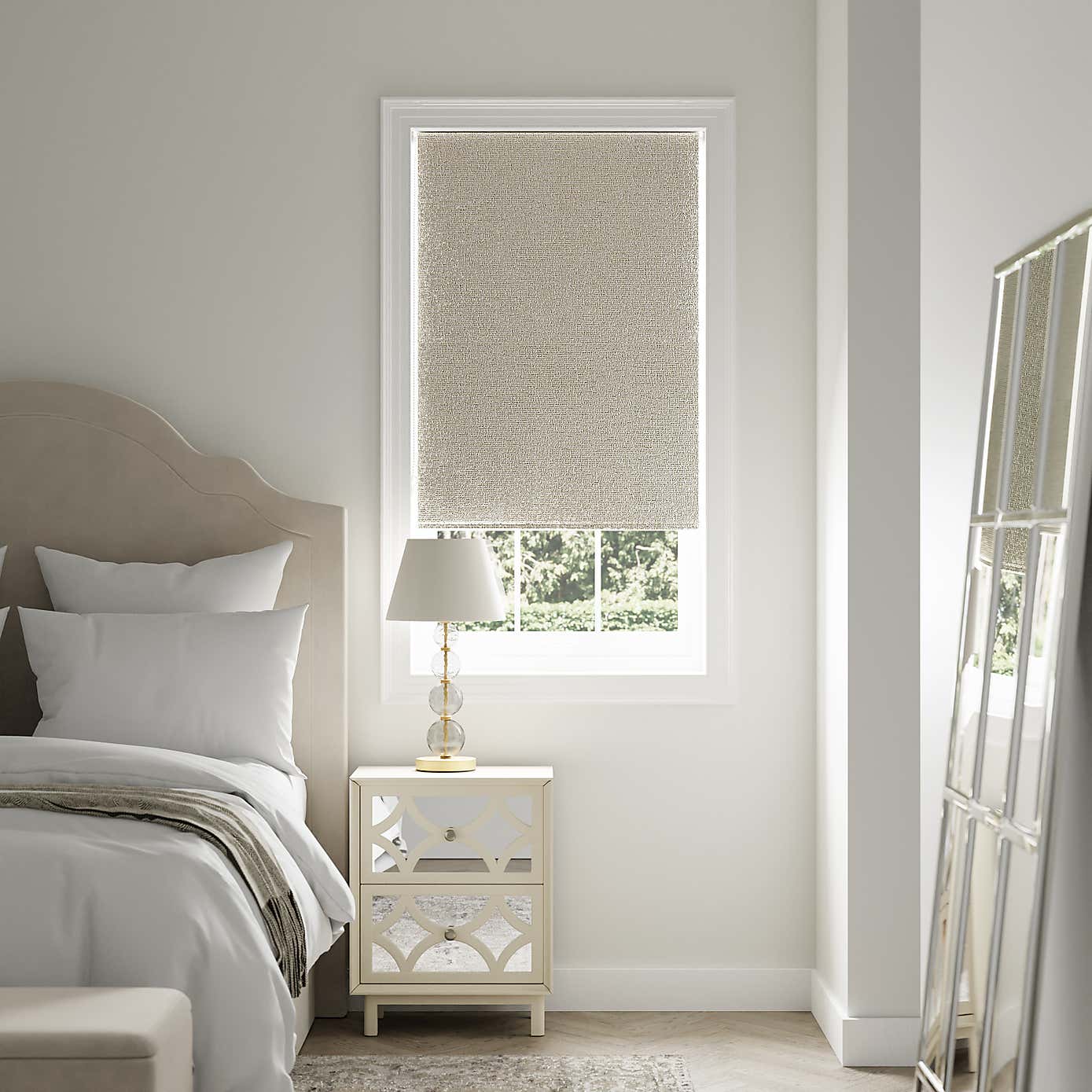 Crayton Natural Blackout Roller Blind