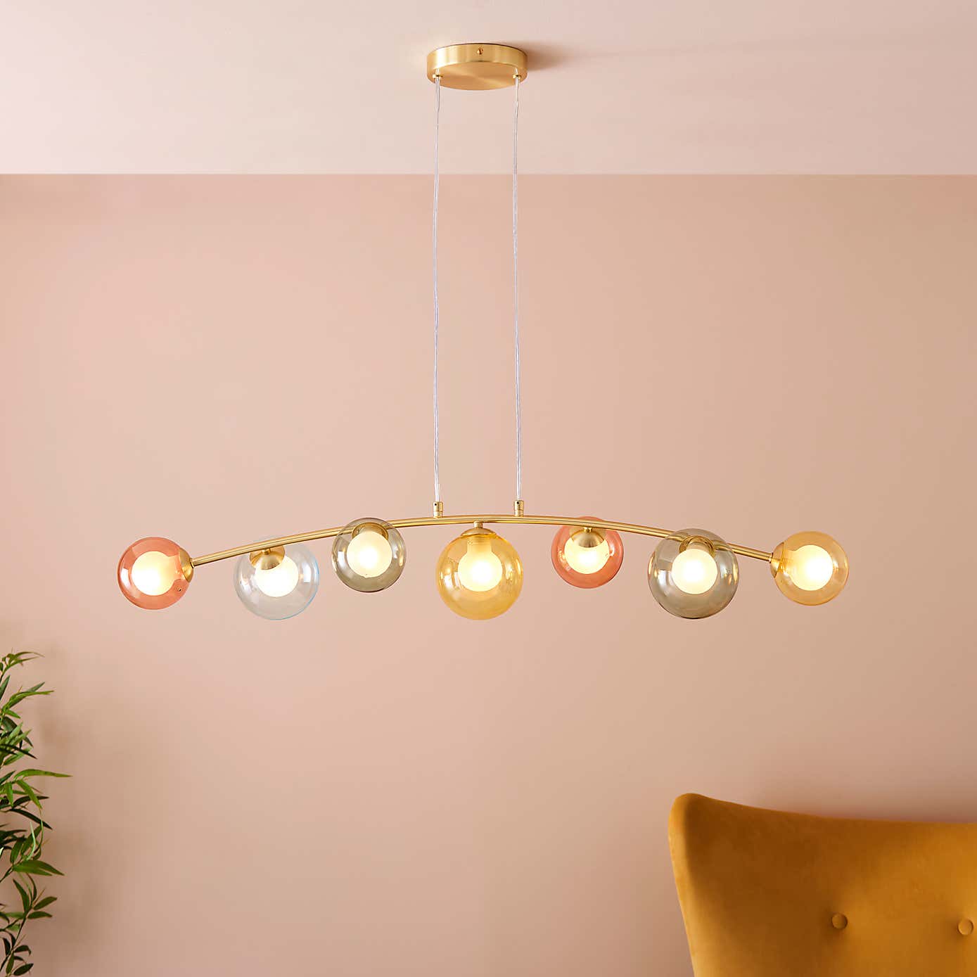Eliza 7 Light Dimmable Pendant Light