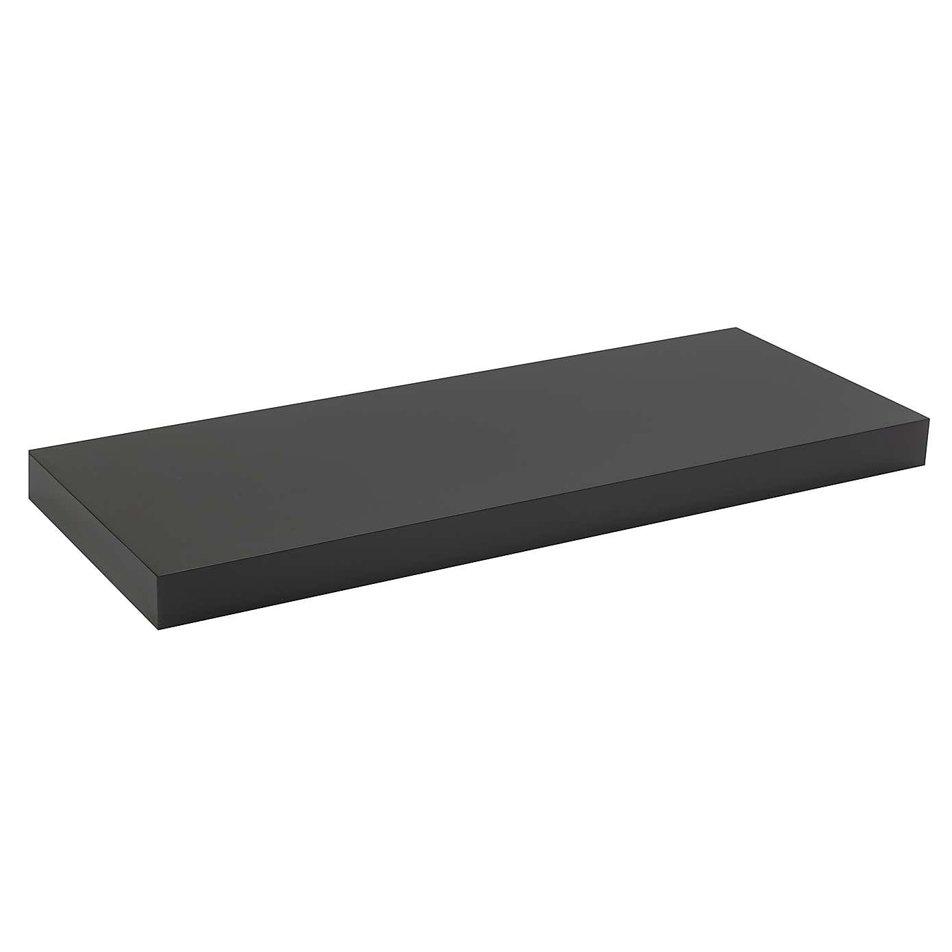 Black Floating Shelf