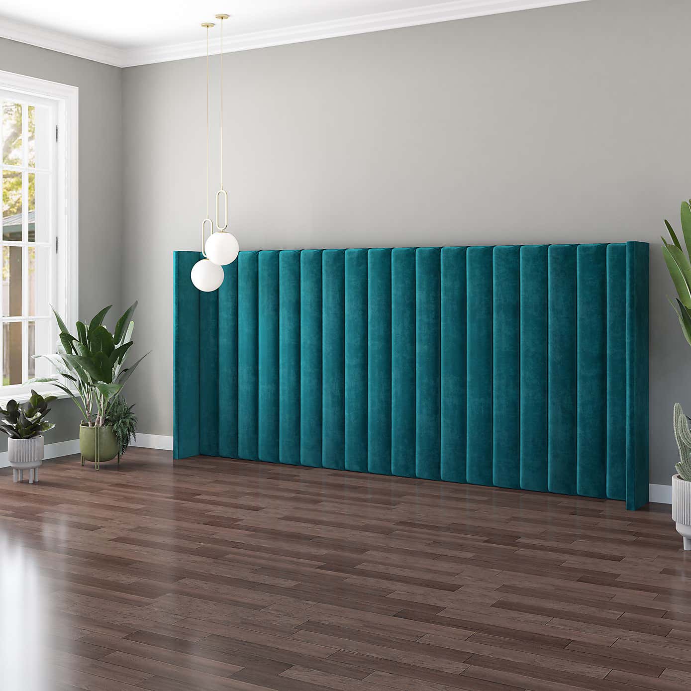 Grandeur Plush Velvet Headboard