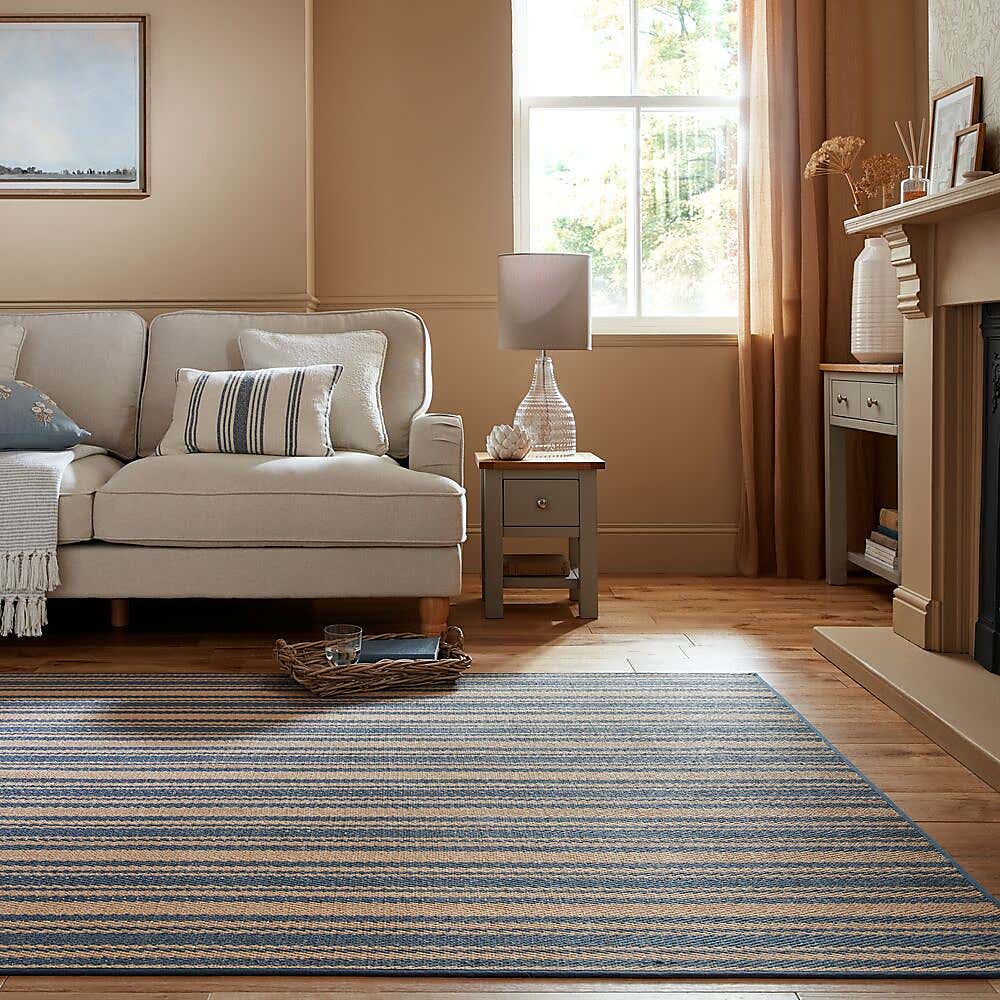 Churchgate Drayton Grey Striped Jute Rug