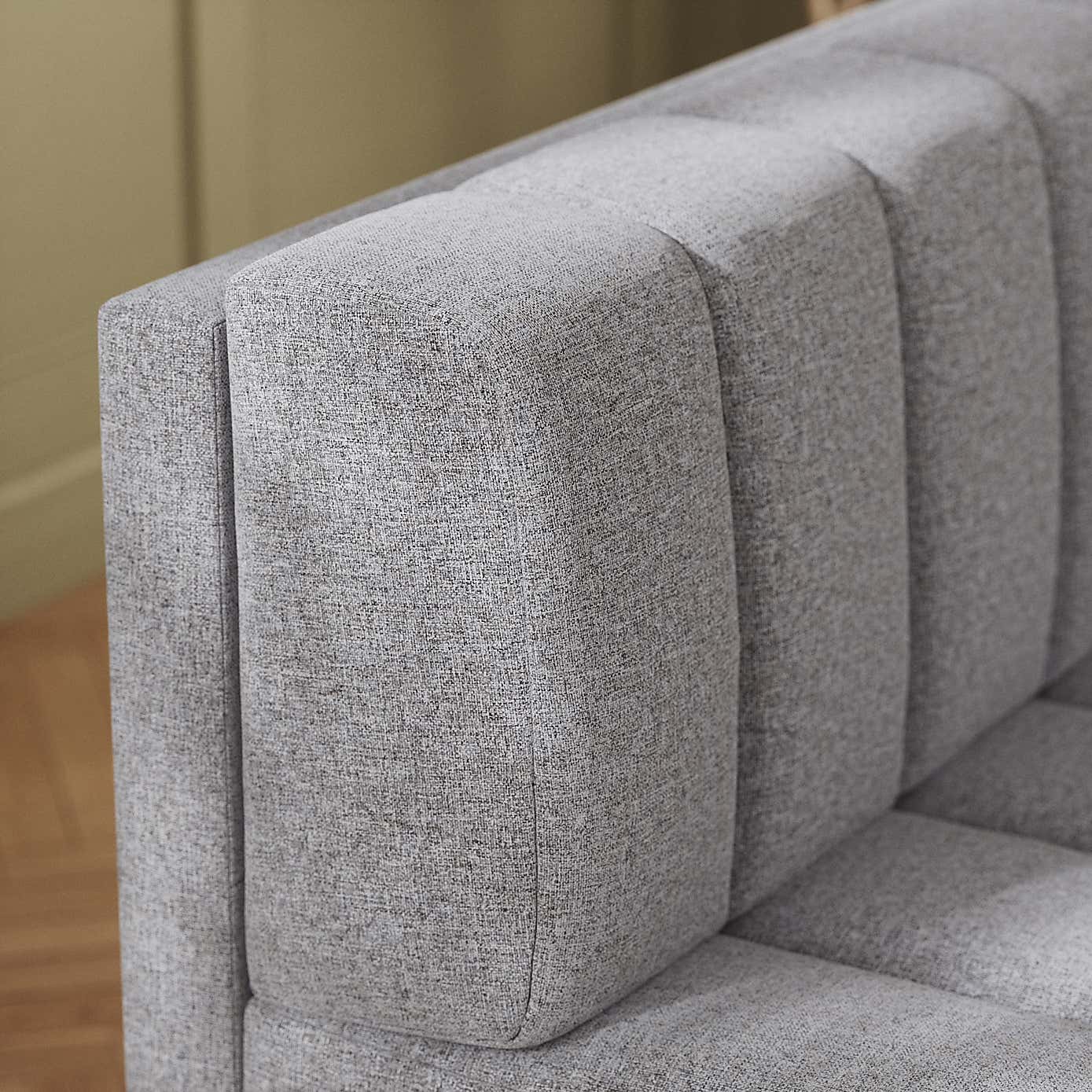 Amali Corner Dining Bench, Textured Weave