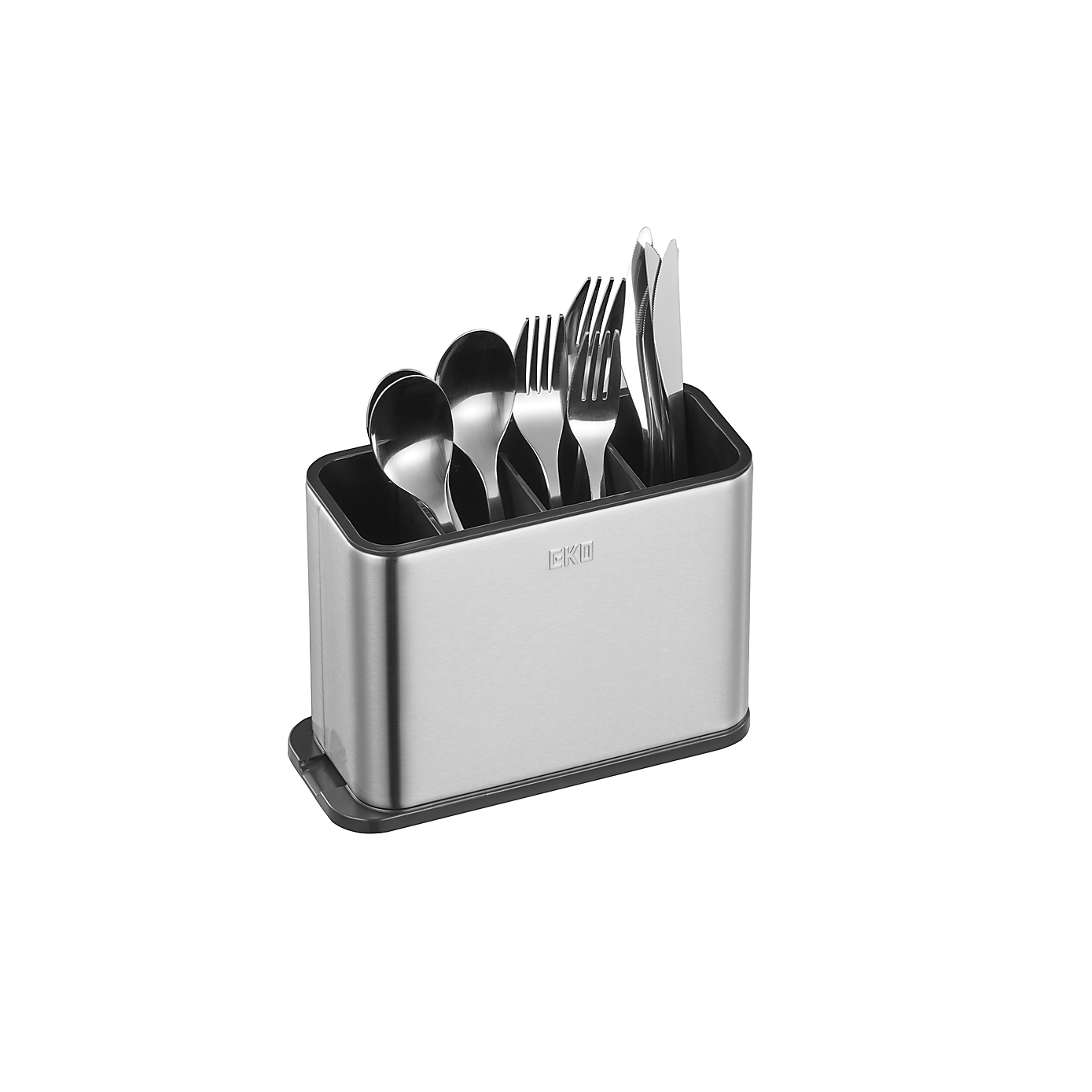 EKO Brushed Stainless Steel Utensil Holder