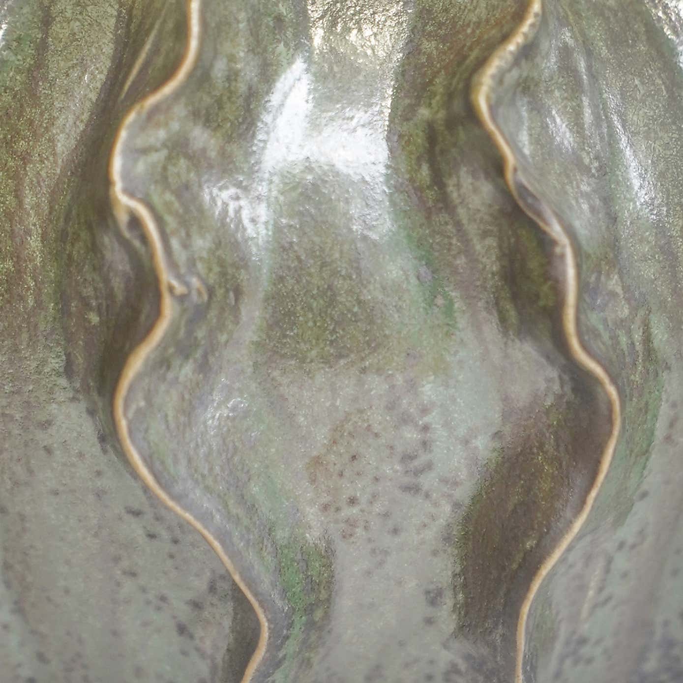 Scarlet Coral Reef Ceramic Vase