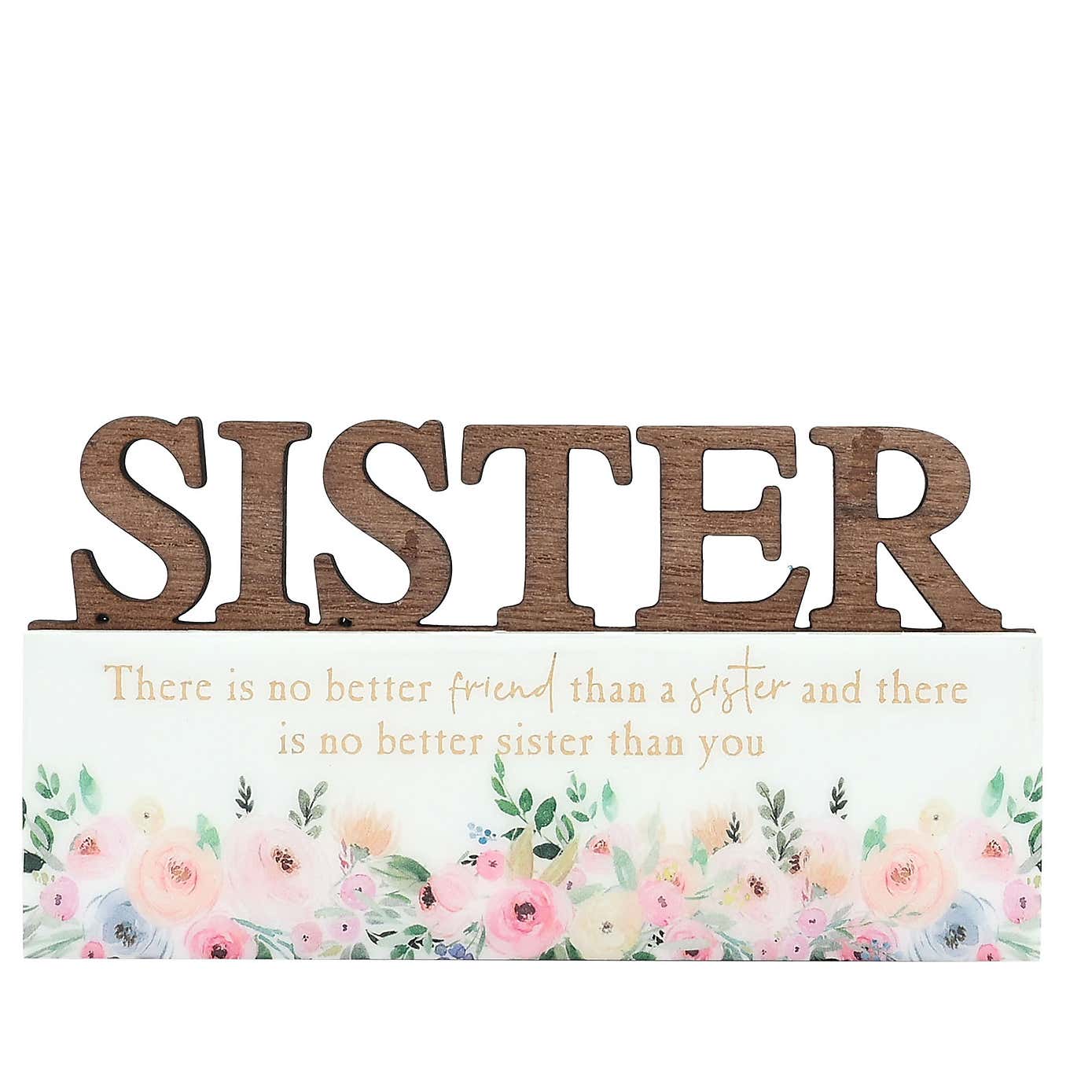 The Cottage Garden Sister Word Plaque