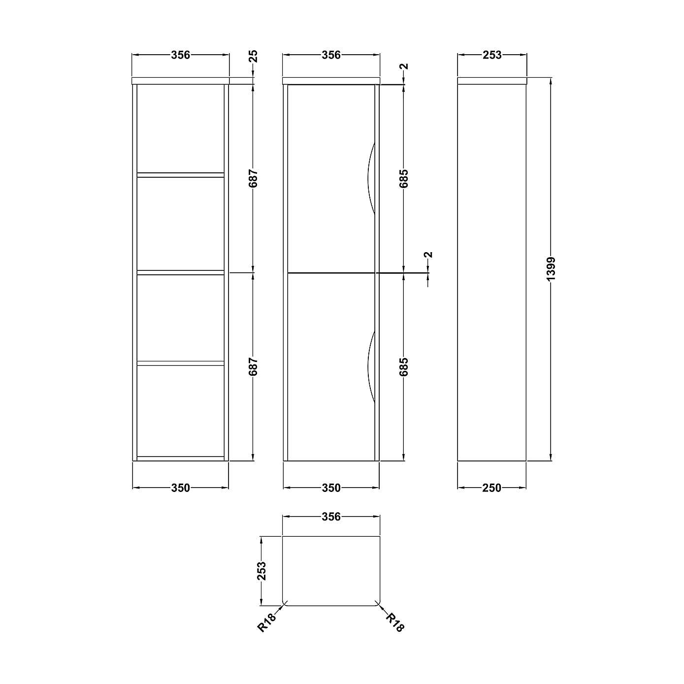 Parade Tall Storage Unit