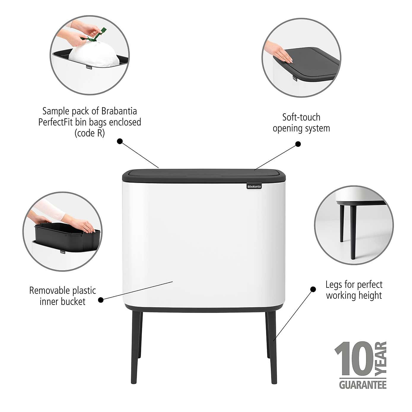 Brabantia Bo 36L Touch Bin Hi