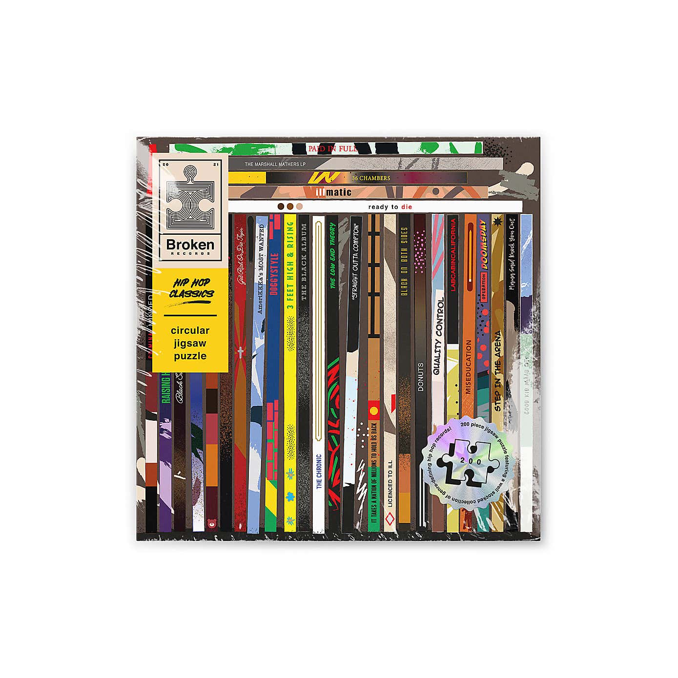 Luckies Hip Hop Classics Broken Records 200 Piece Jigsaw Puzzle