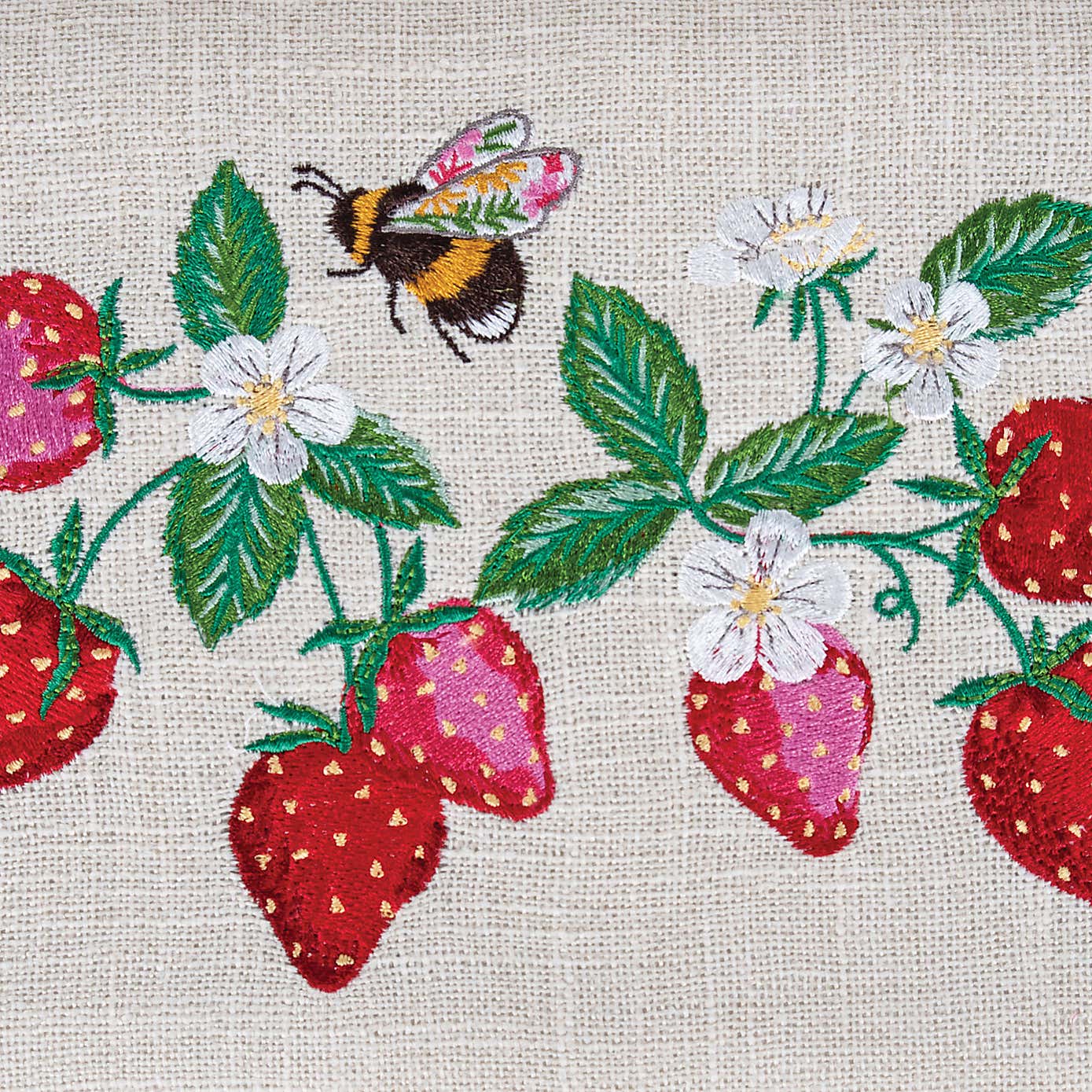 Hobby Gift Strawberry Greenhouse Medium Sewing Basket