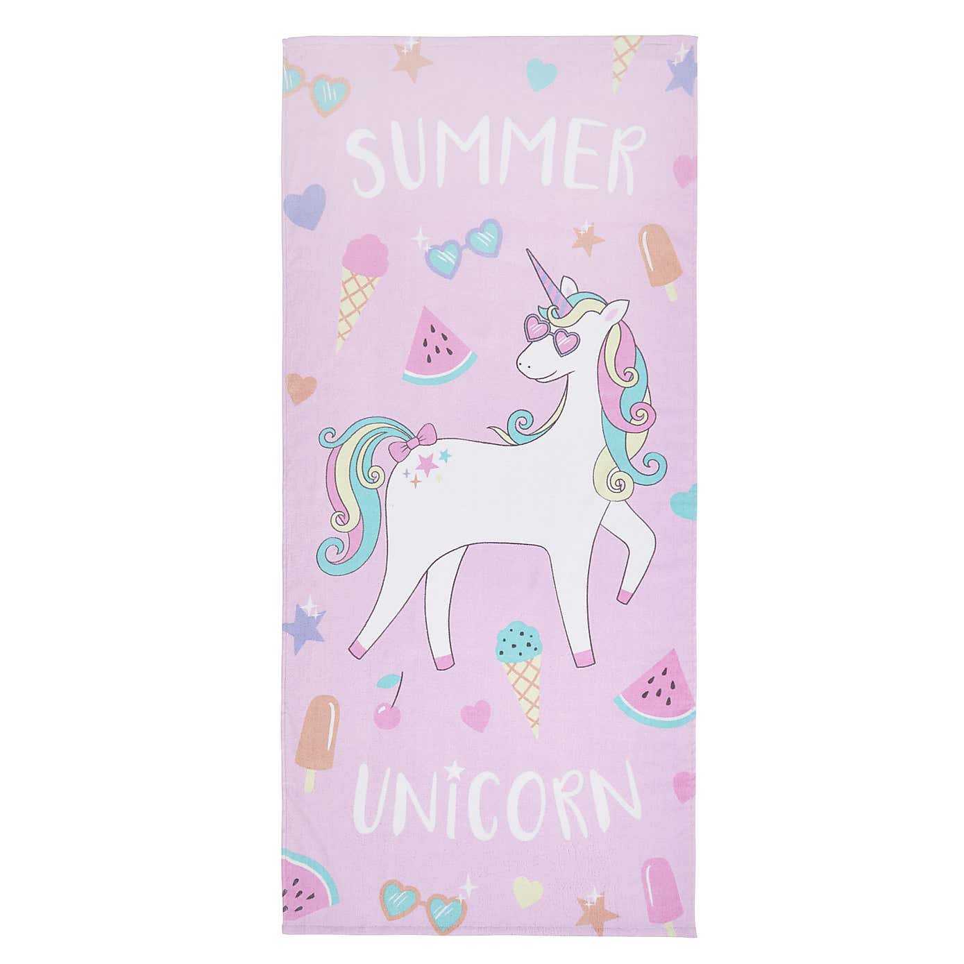 Catherine Lansfield Unicorn Beach Towel