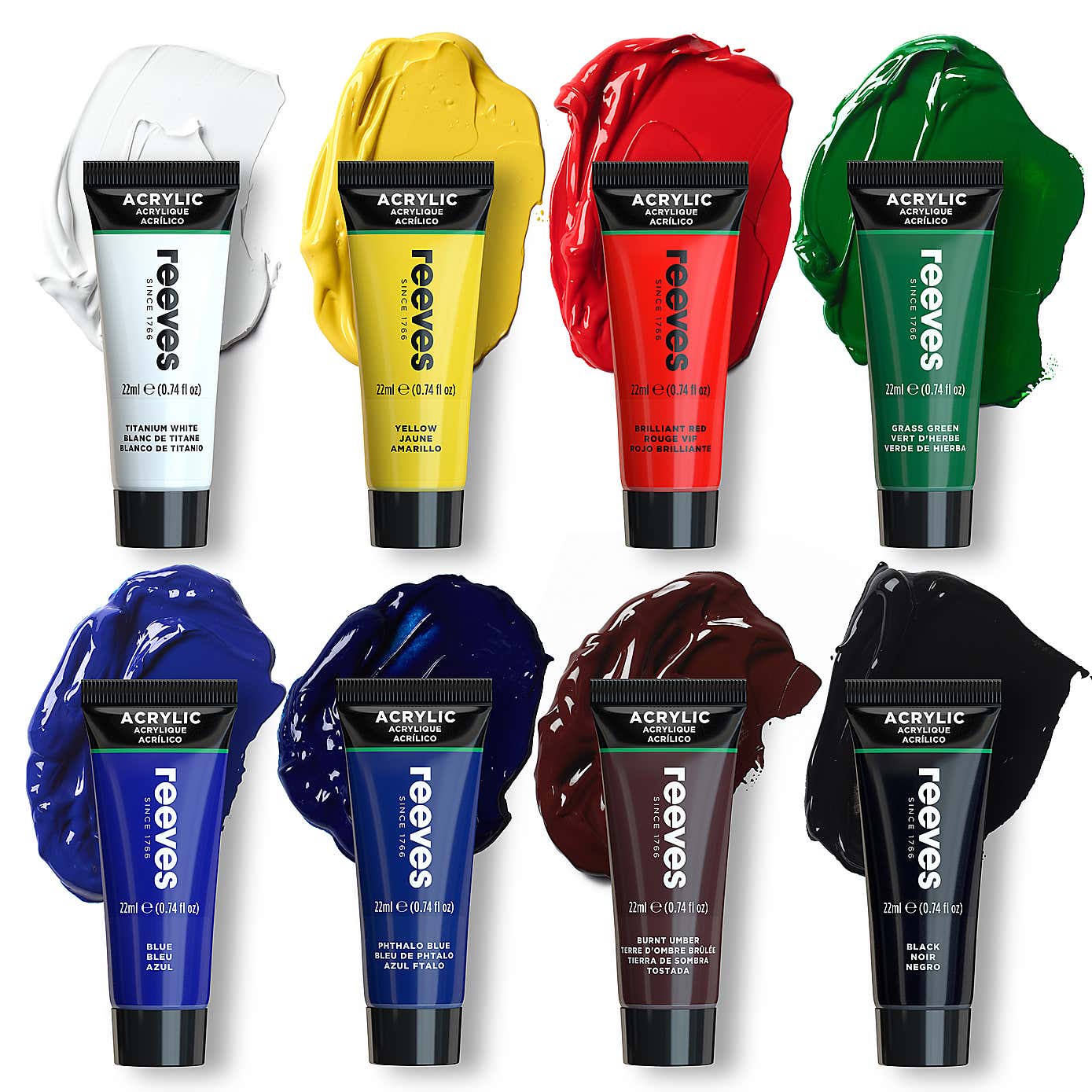 Reeves Primary Colours Paint Set