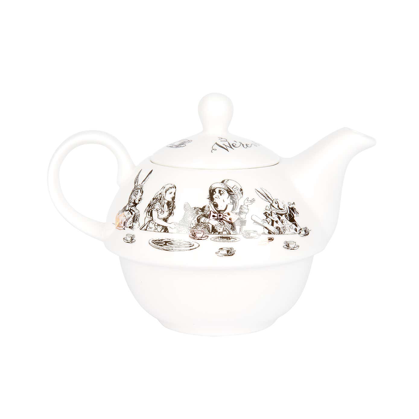 Alice in Wonderland Teapot For One