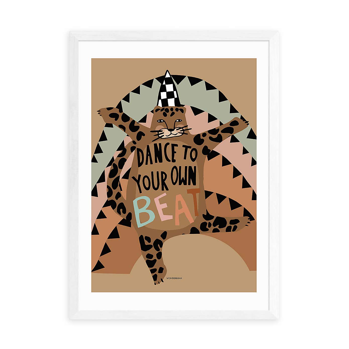 East End Prints Dancing Leopard by Wonder and Rah