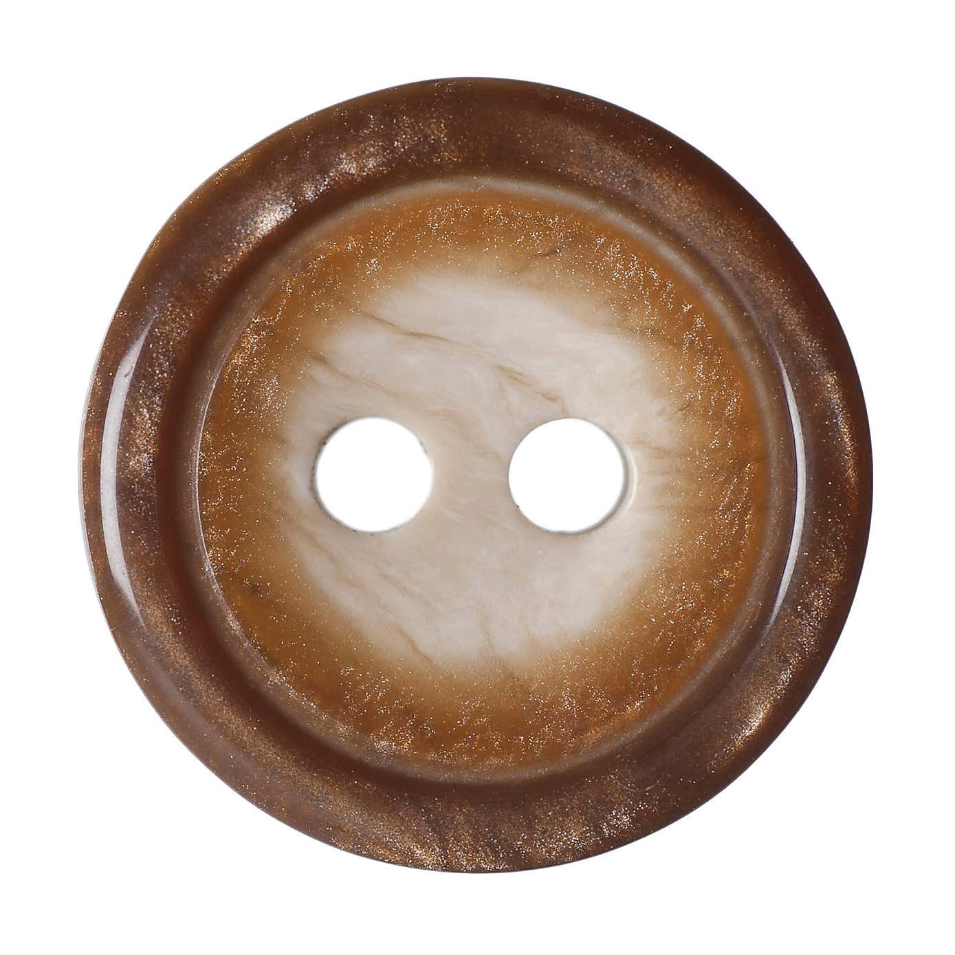 Pack of Four Brown Buttons