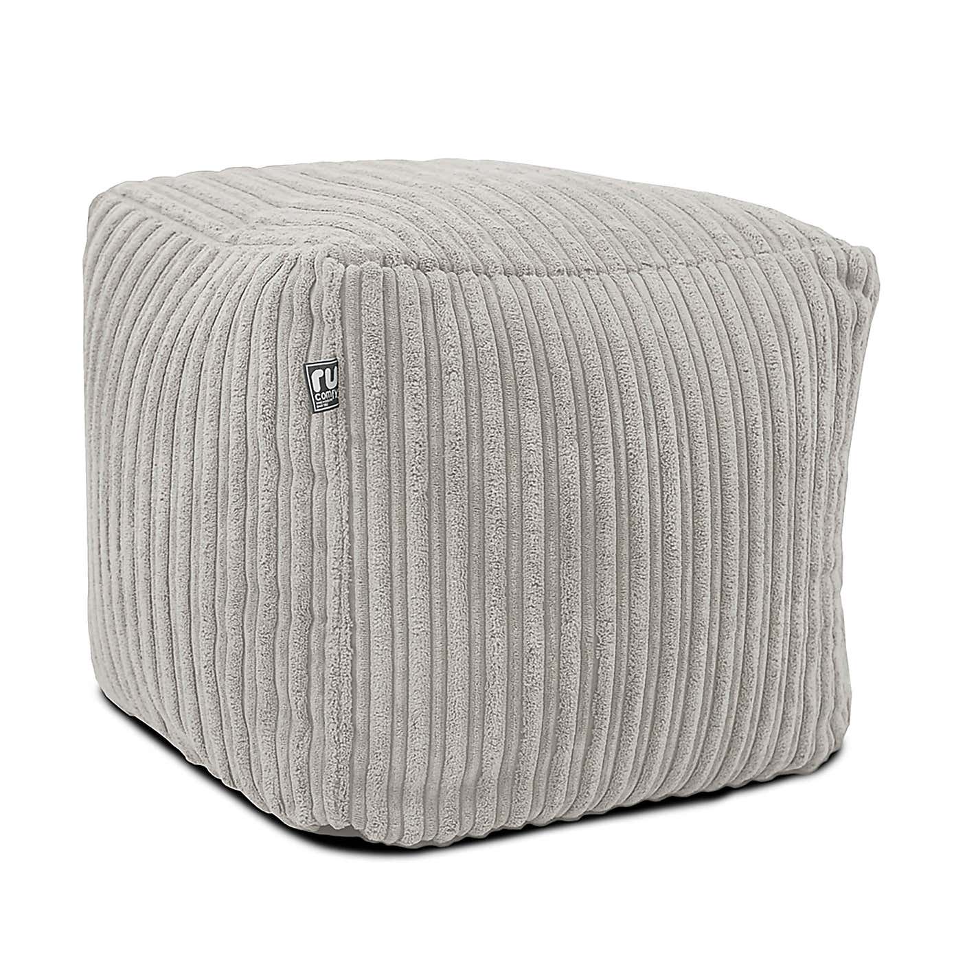 Ru Comfy Jumbo Cord Cube Beanbag