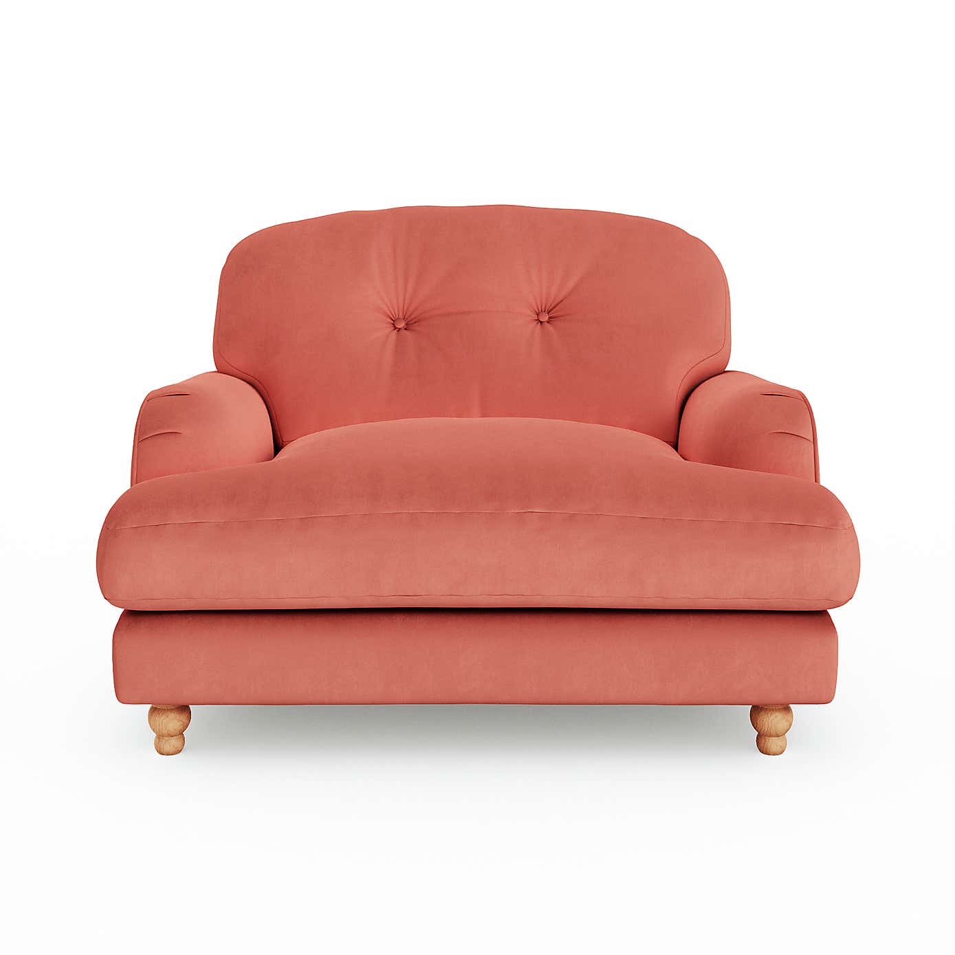 Martha Matte Plush Velvet Snuggle Sofa