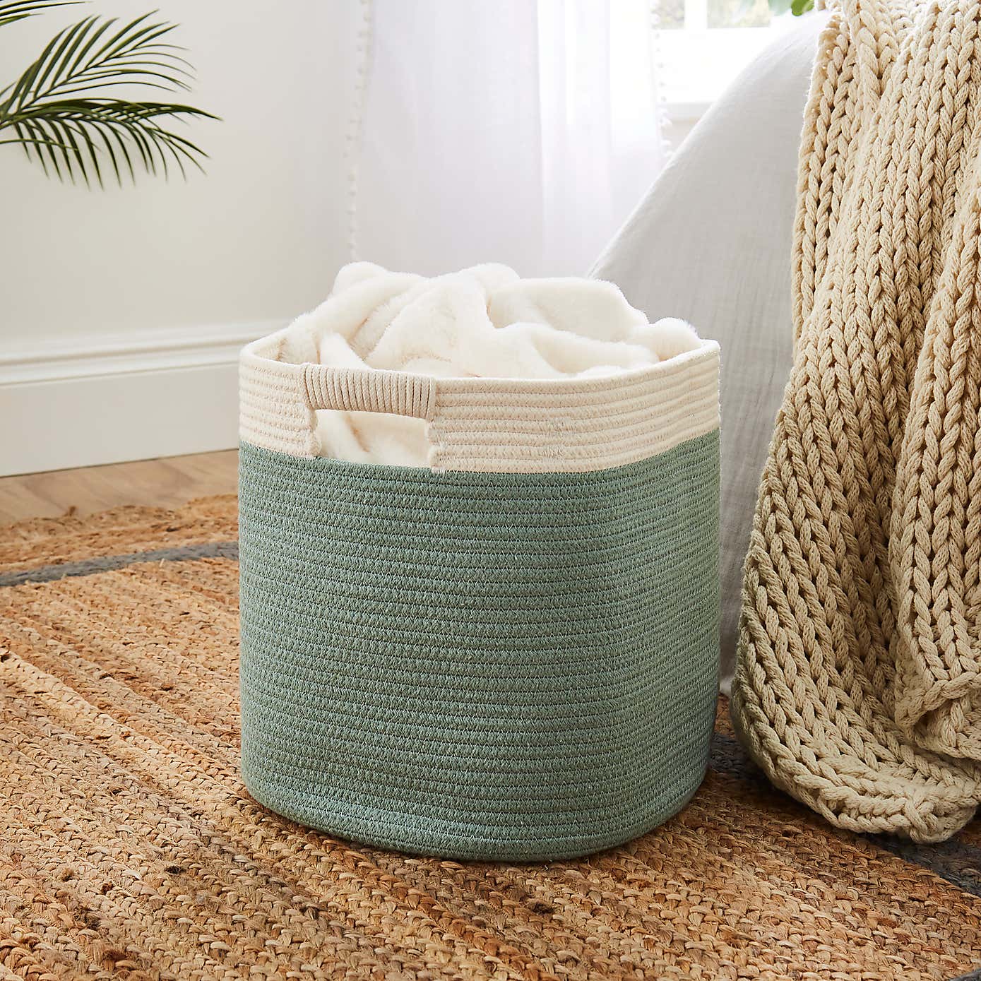 Square Fabric Storage Basket