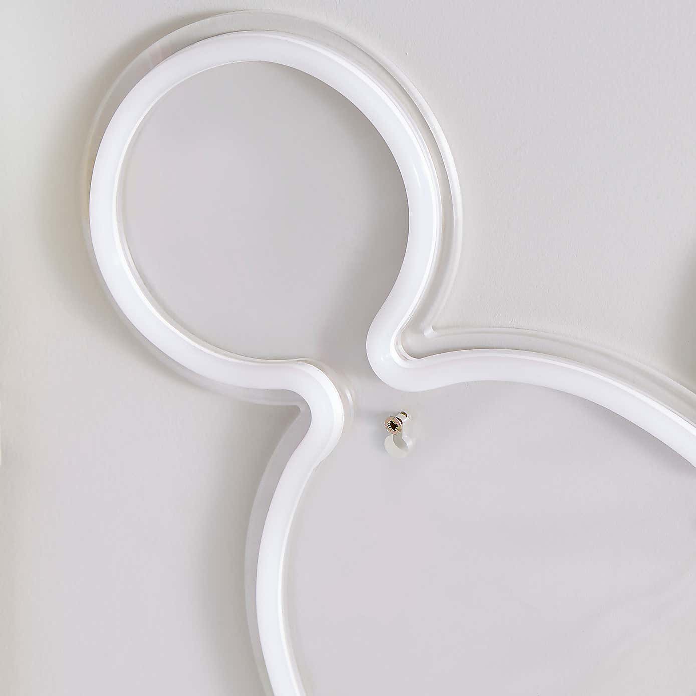 Mickey Mouse Neon Pink Wall Light