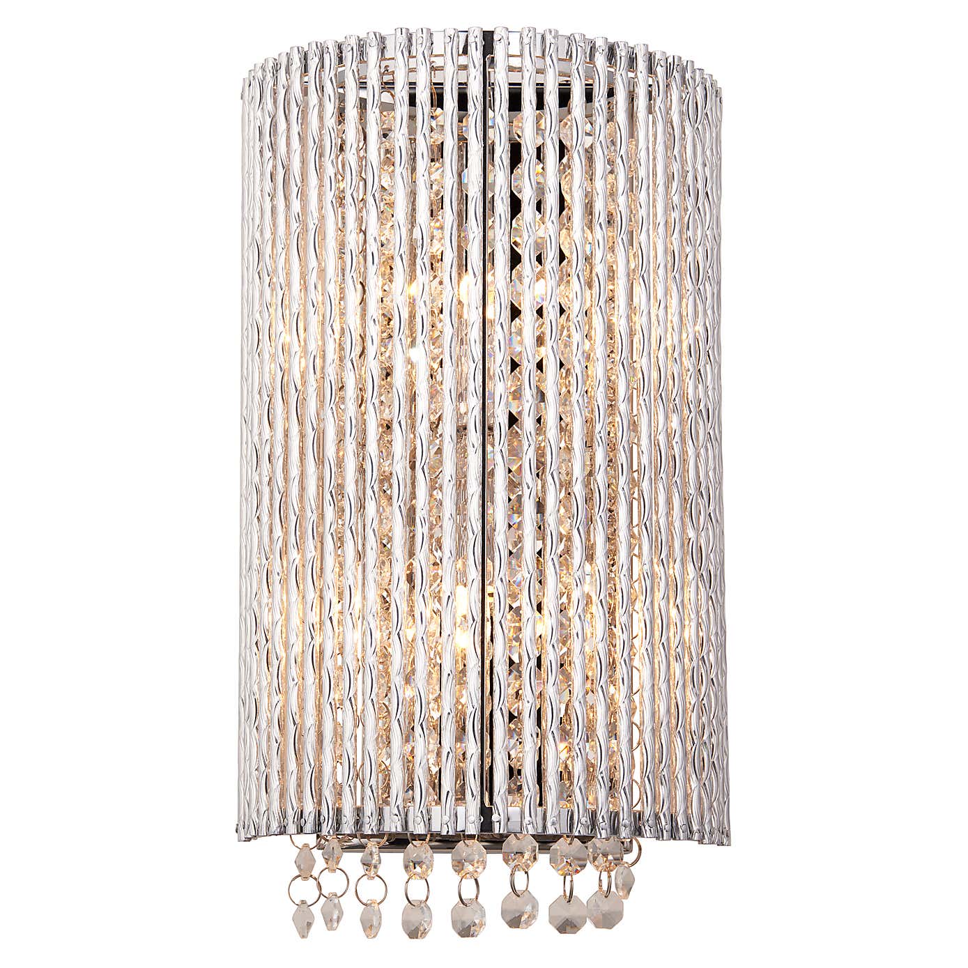 Vogue Galina Crystal Wall Light Chrome