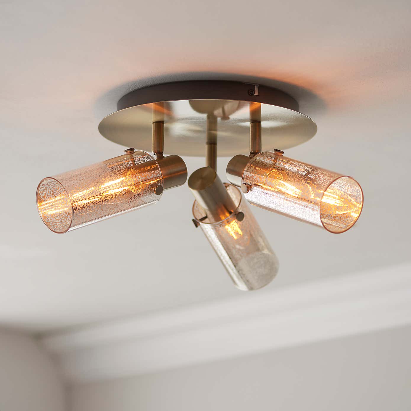 Lava Industrial 3 Light Adjustable Spotlight