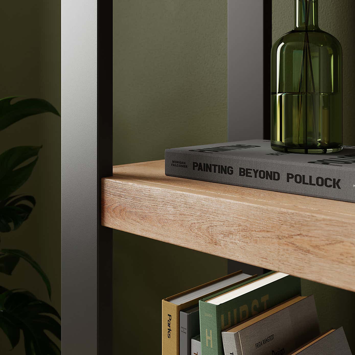 Albourne Tall Bookcase, Oak Effect