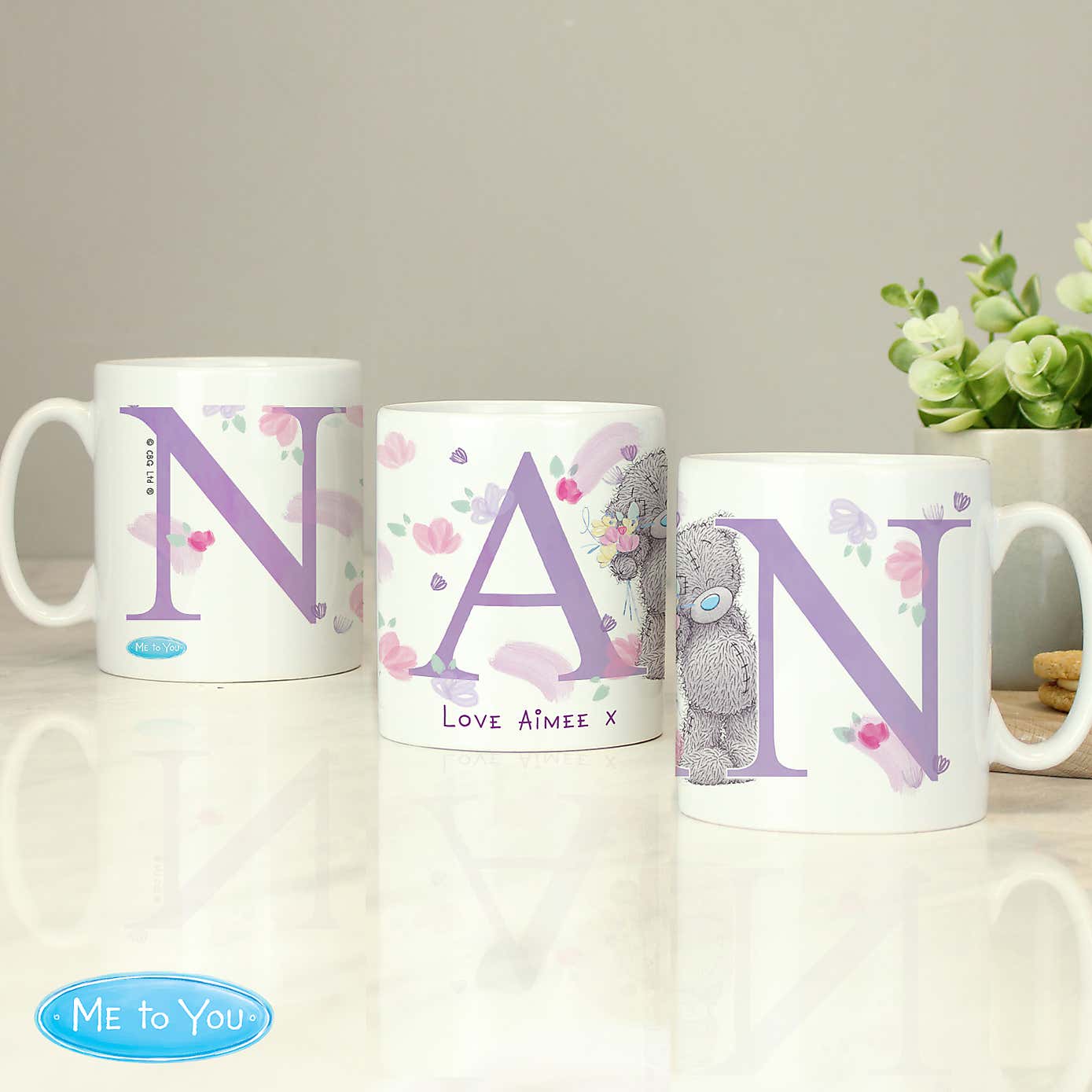 Personalised Me To You NAN Mug