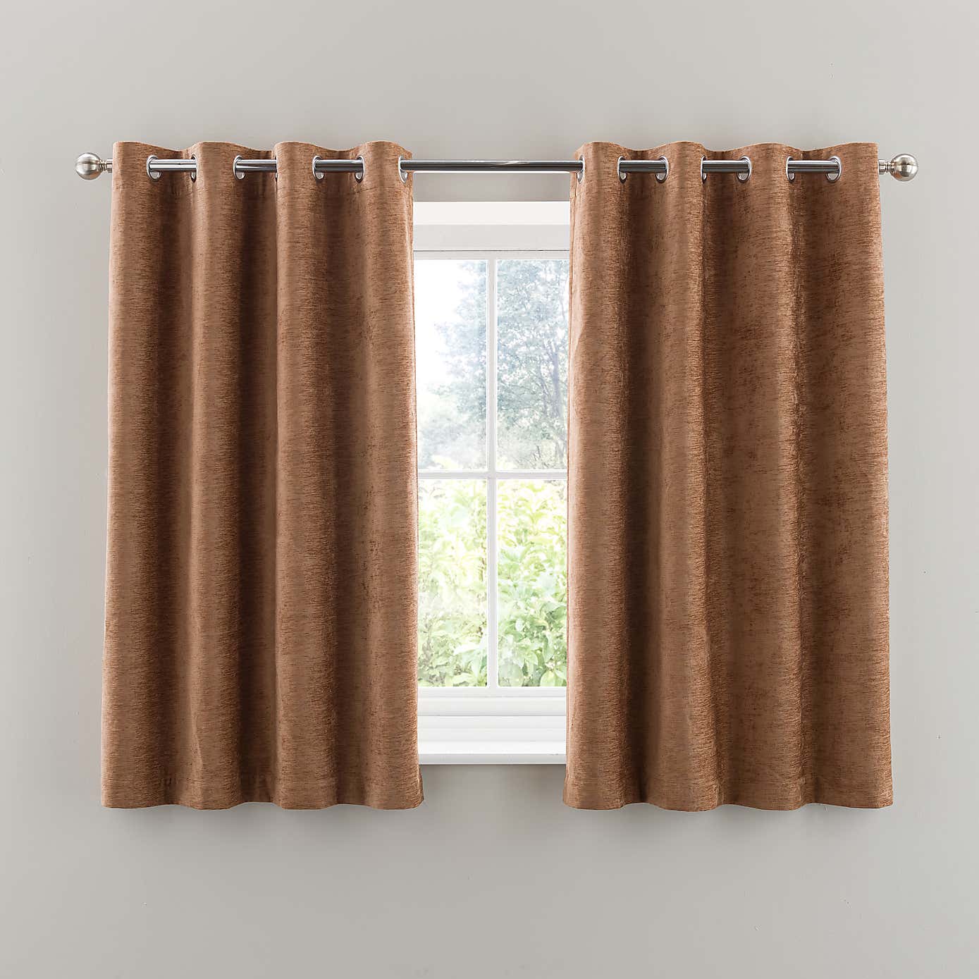 Genoa Chenille Blackout Eyelet Curtains